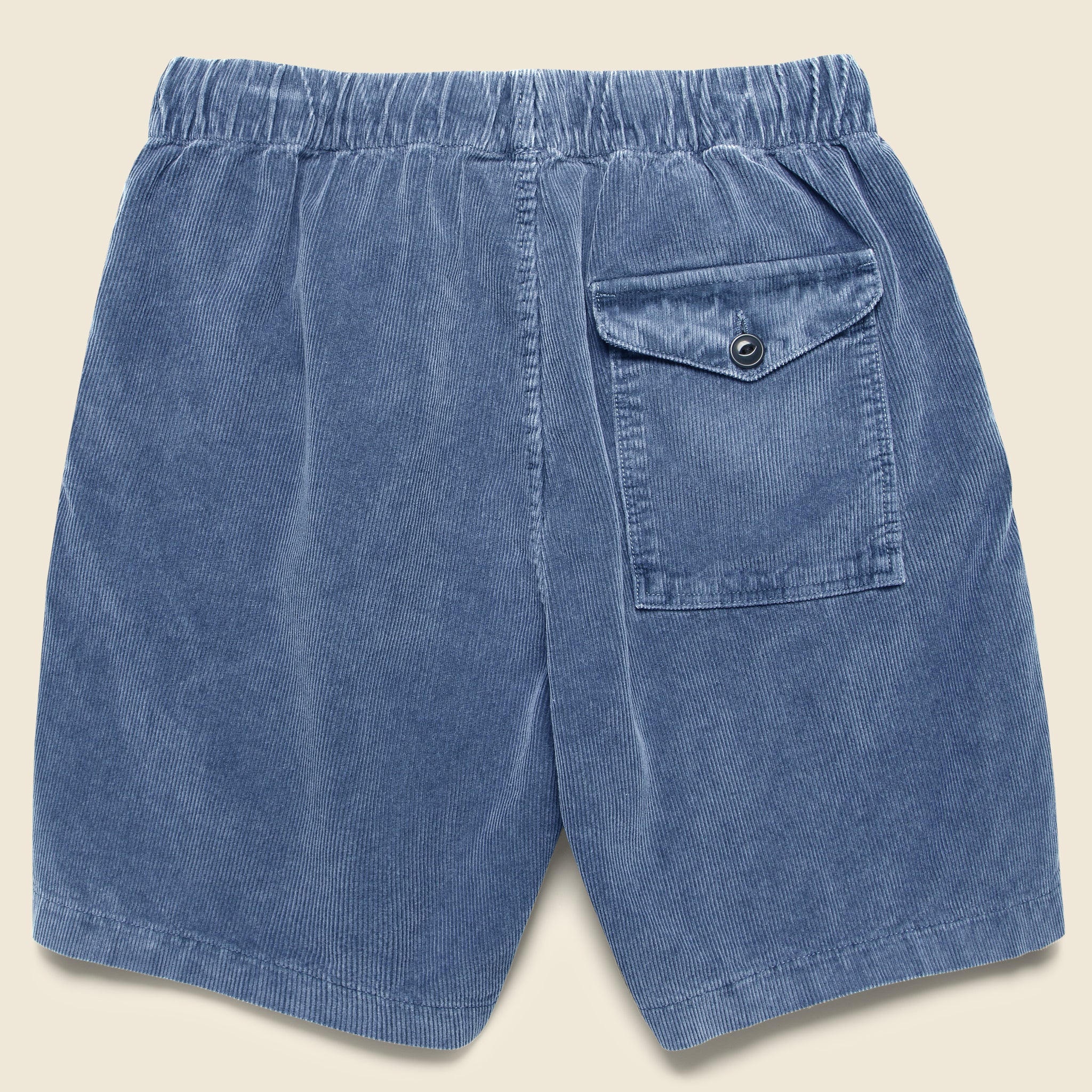 6" Corduroy Easy Short - Union Blue - Image 2
