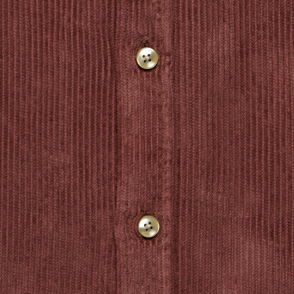 Corduroy Lobo Shirt - Bordeaux - Image 3