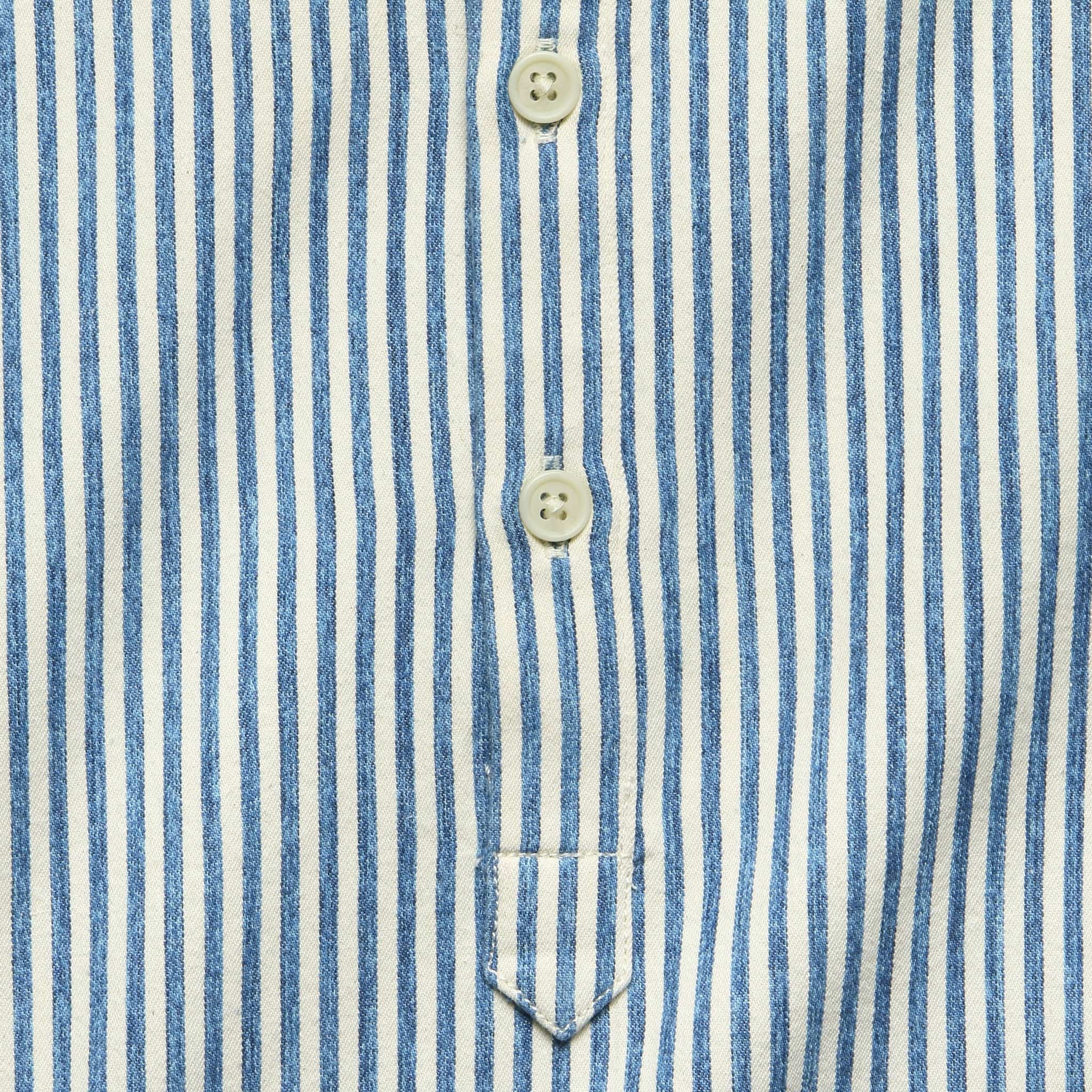 Spec Dye Stripe Popover - Blue/White - Image 3