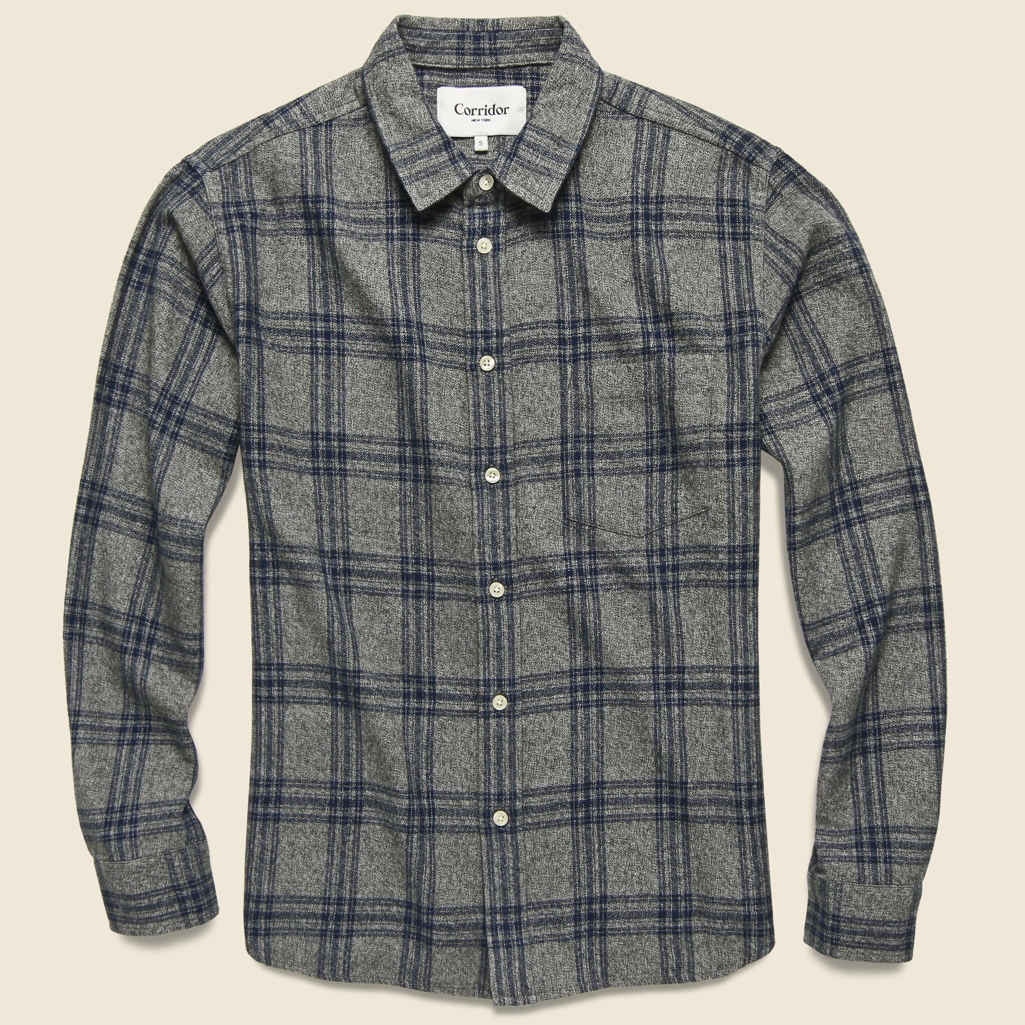 Check Flannel - Grey