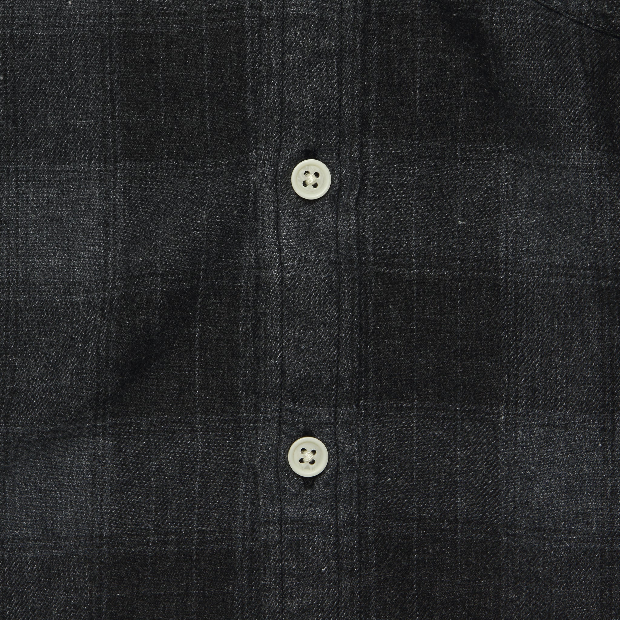 Recycled Plaid Flannel - Black - Image 3