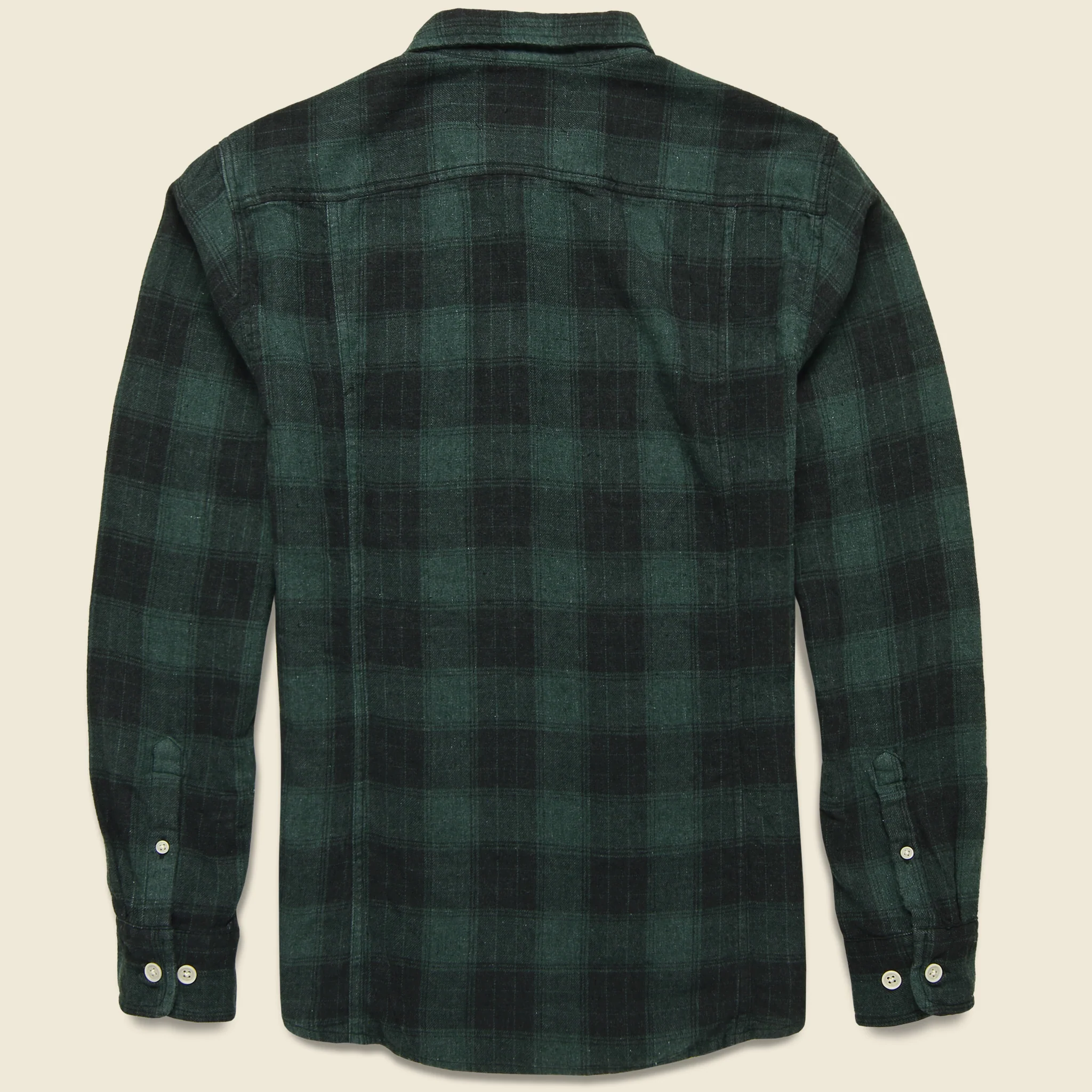 Recycled Plaid Flannel - Hunter - Image 2