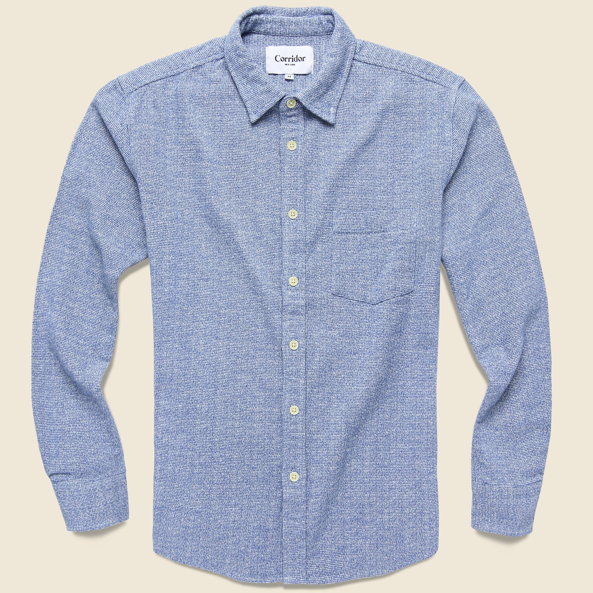 Speckled Flannel - Blue