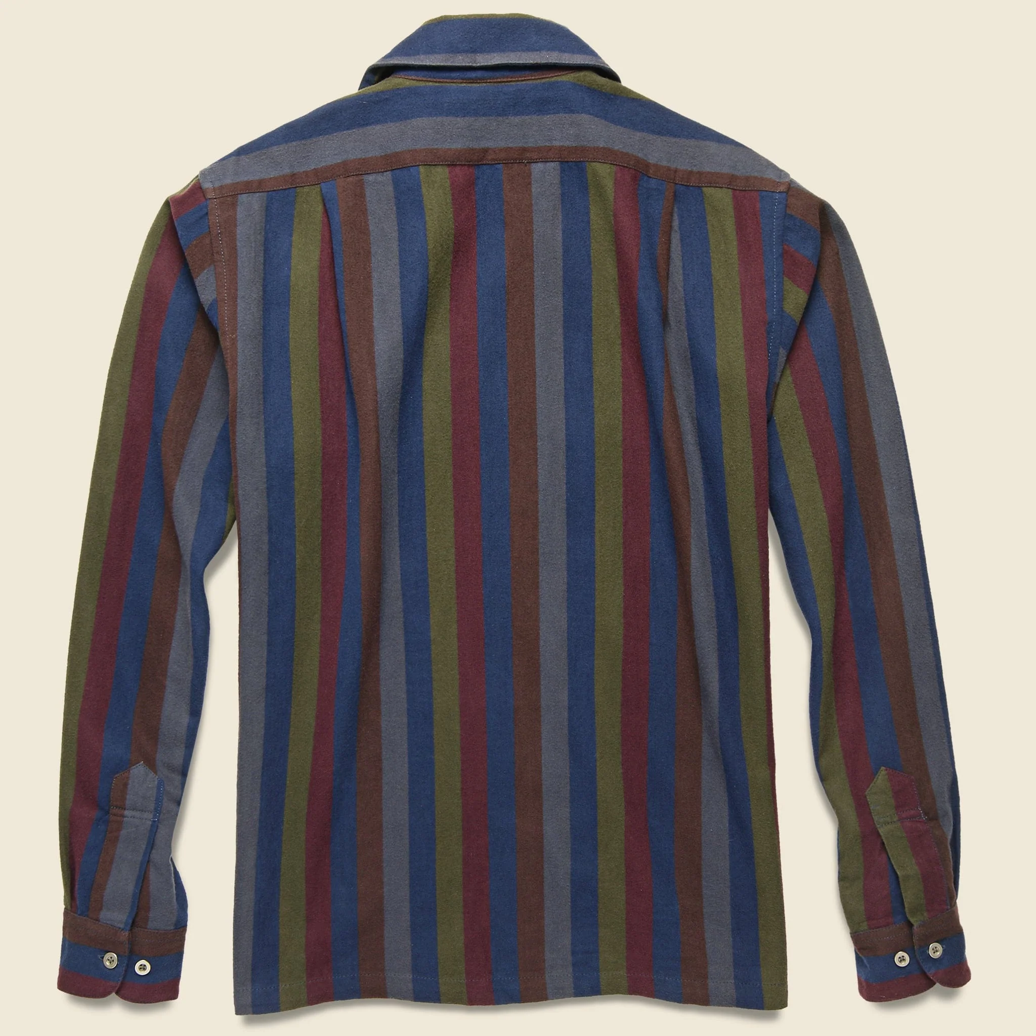 Vertical Striped Workshirt - Multi - Image 2