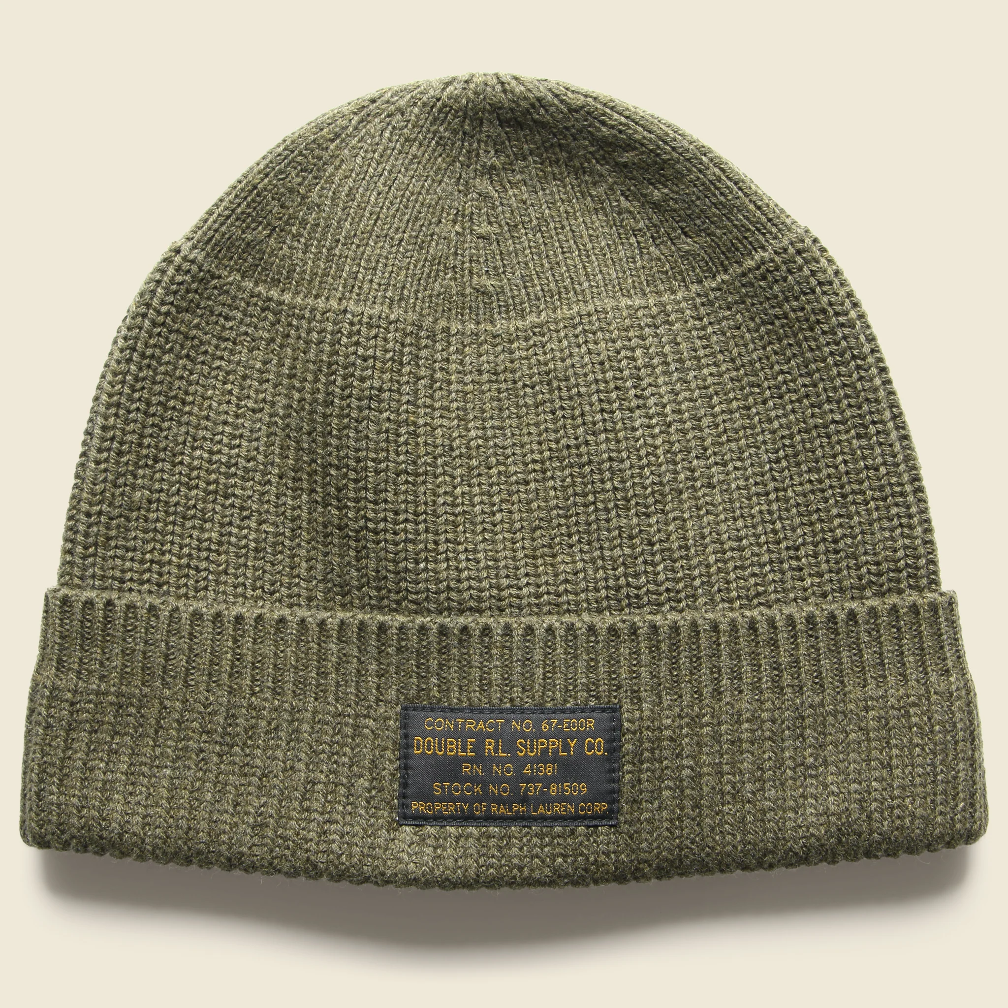 Cotton Watch Cap - Olive Drab