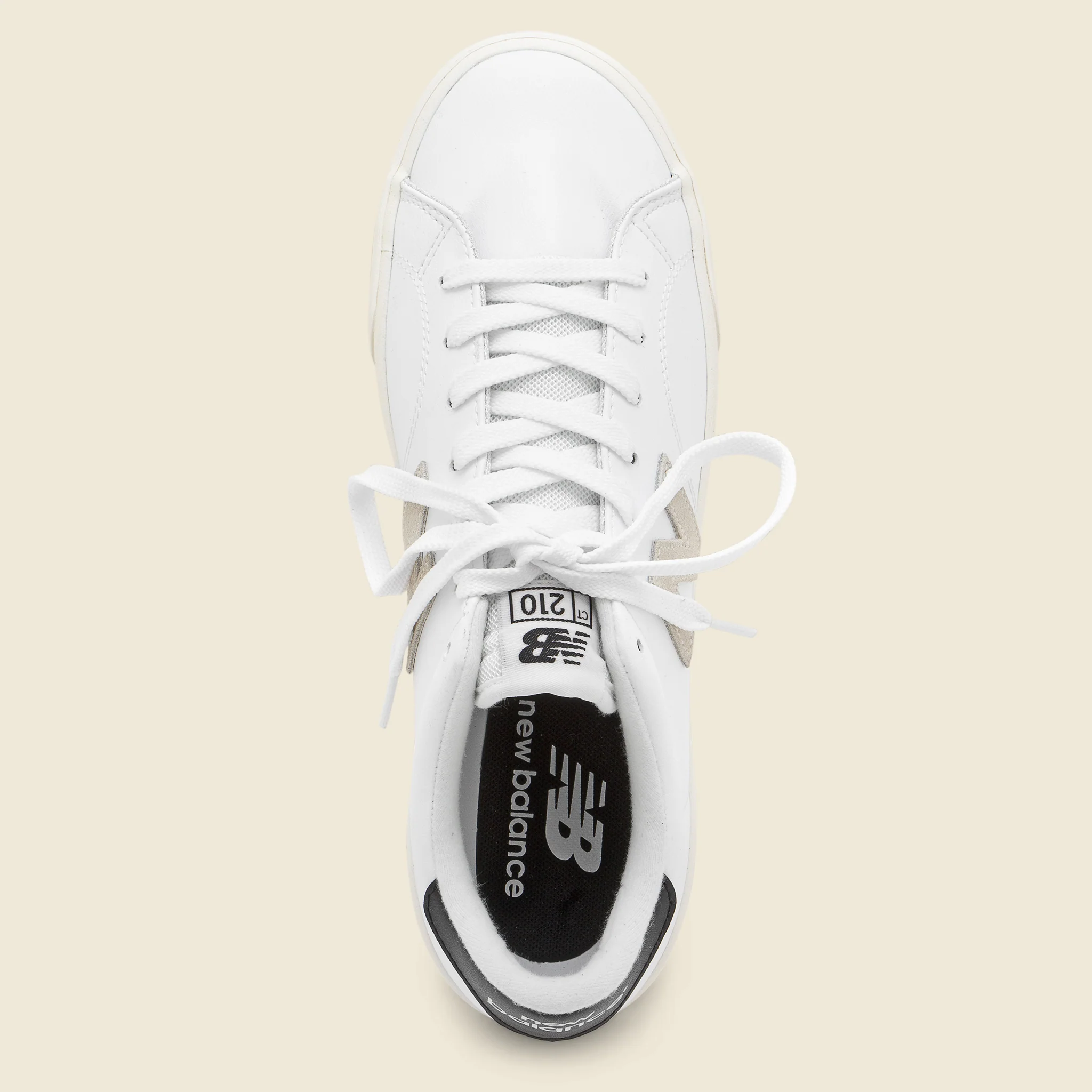 Court 210 Sneaker - White/Black - Image 2
