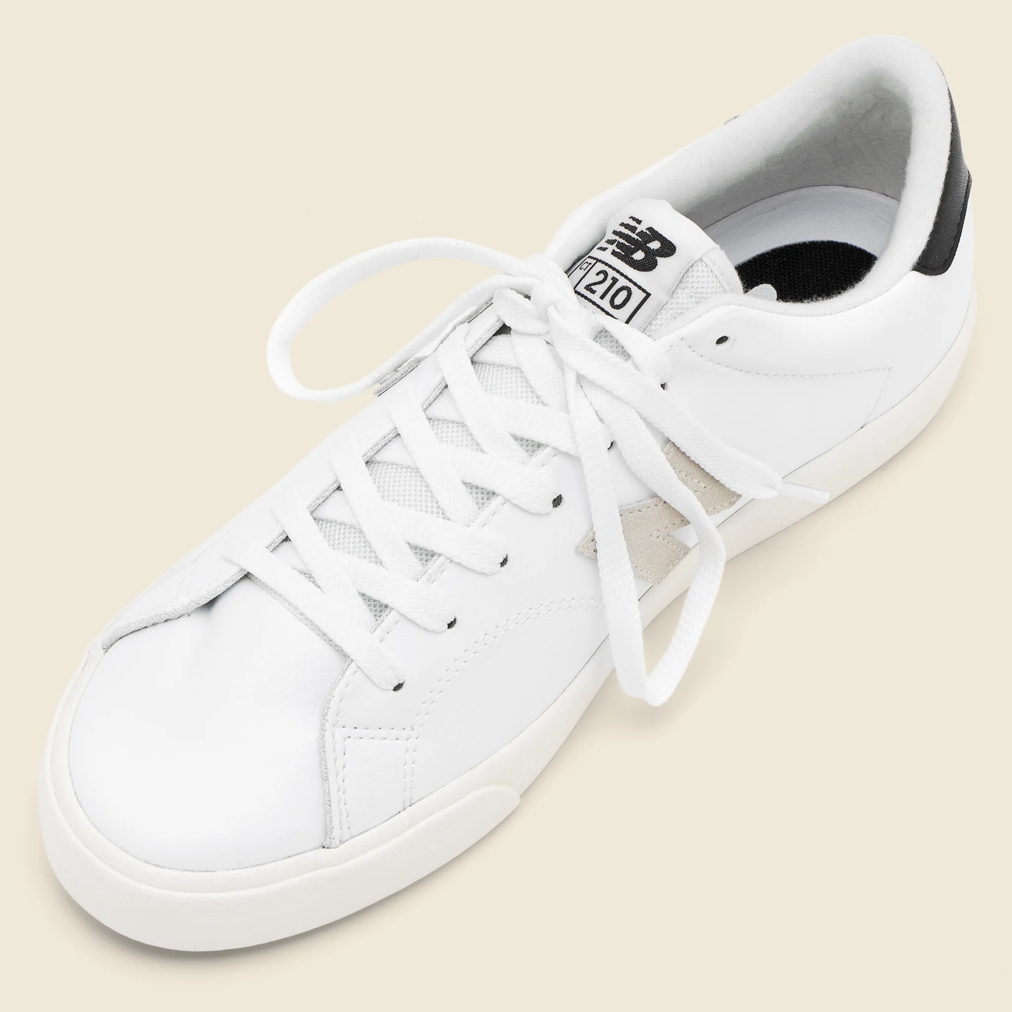 Court 210 Sneaker - White/Black - Image 4
