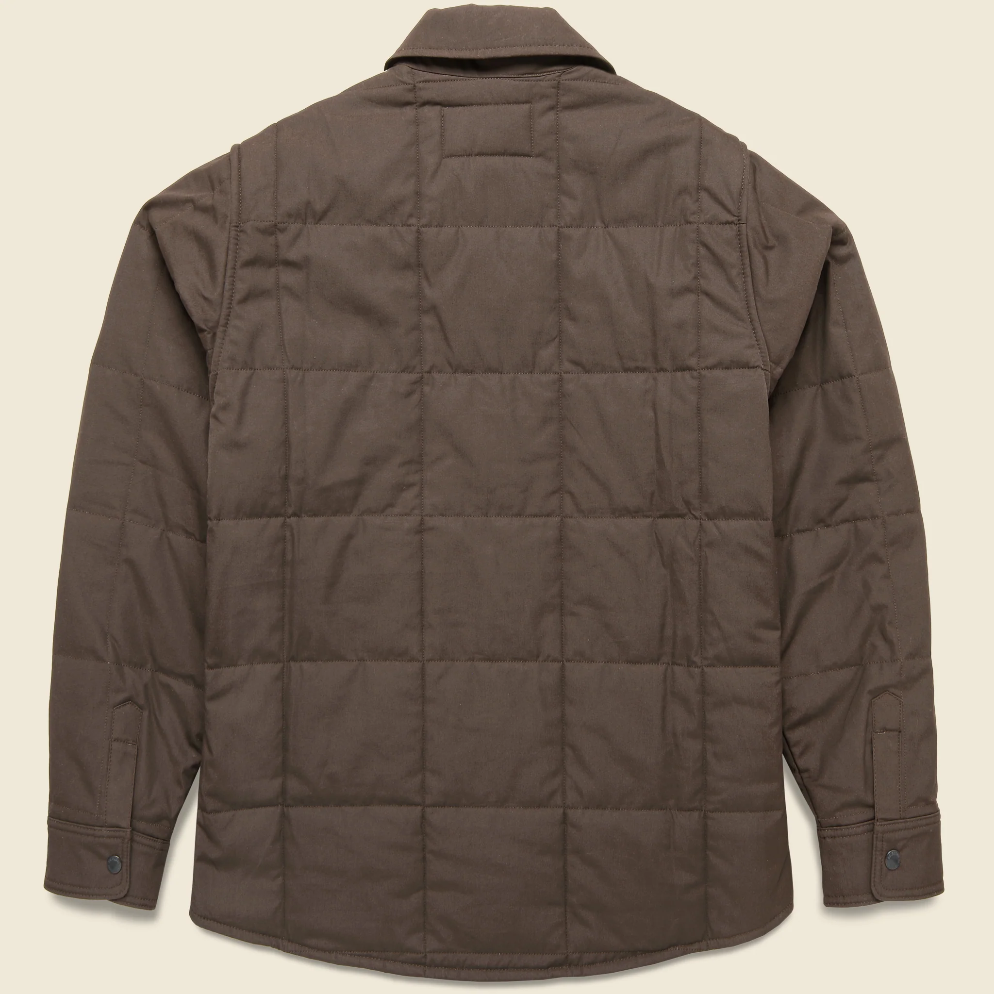 Cover Cloth Quilted Shirt Jacket - Slate Black - Image 2