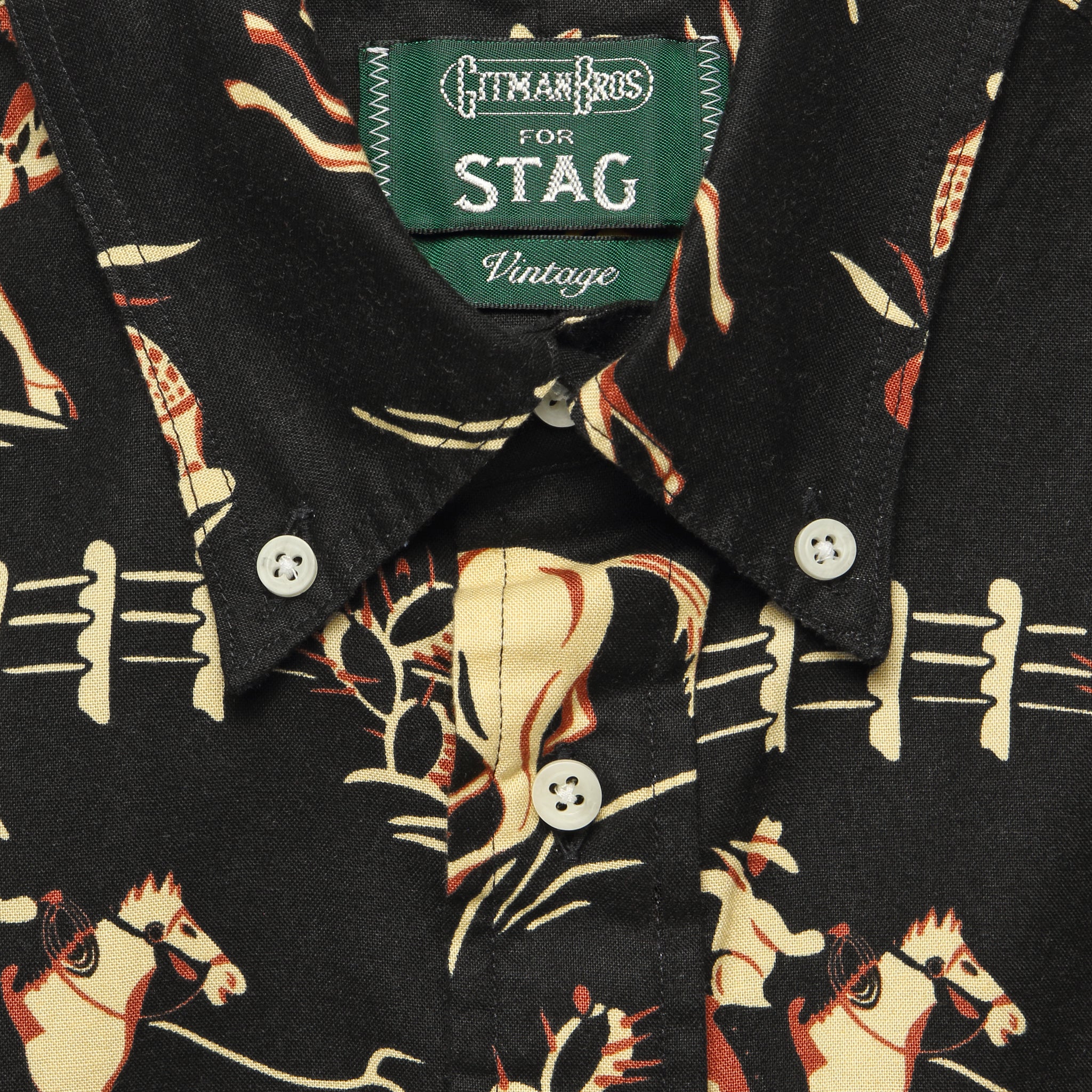 Cowboy Print Shirt - Black - Image 4