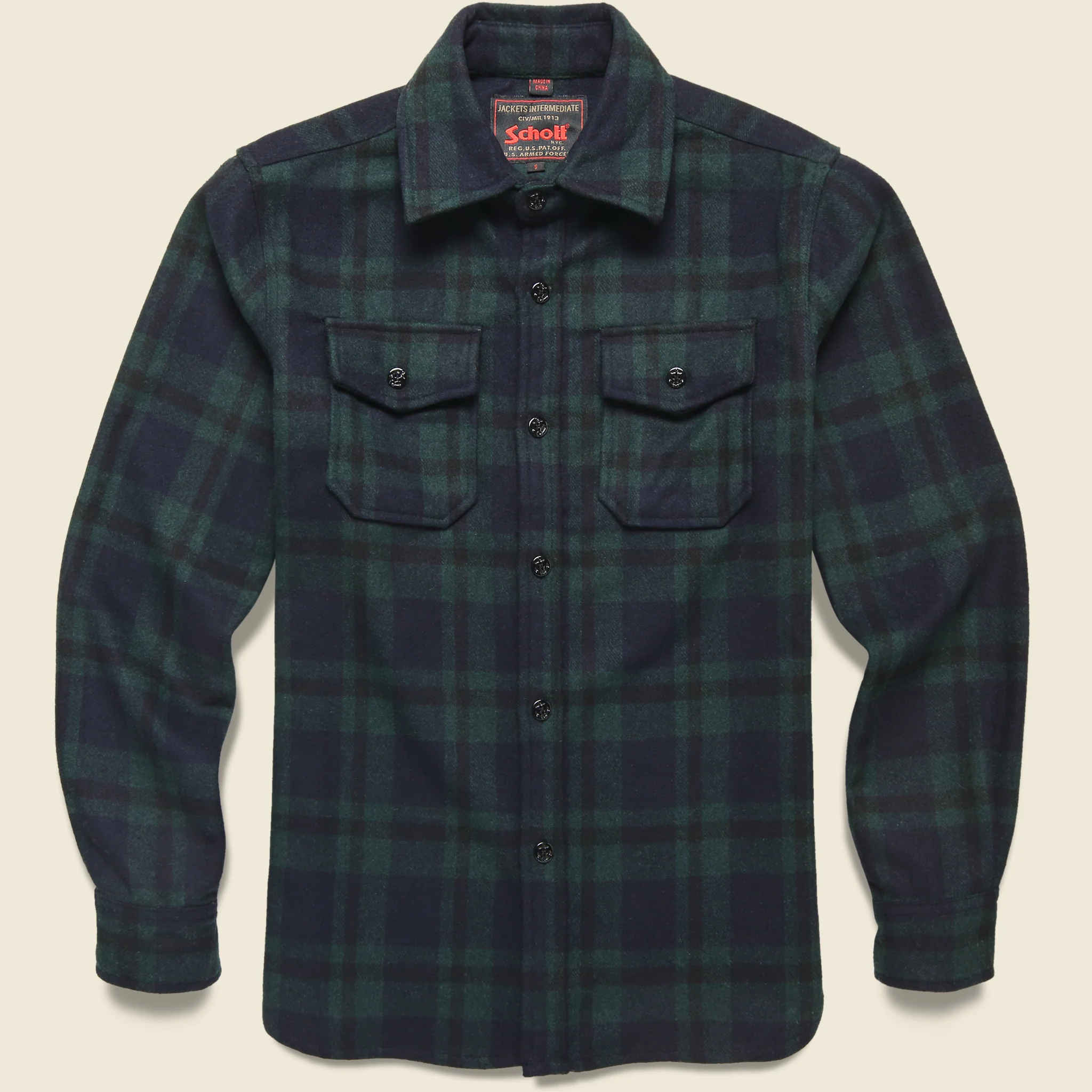 CPO Wool Shirt - Blackwatch Plaid