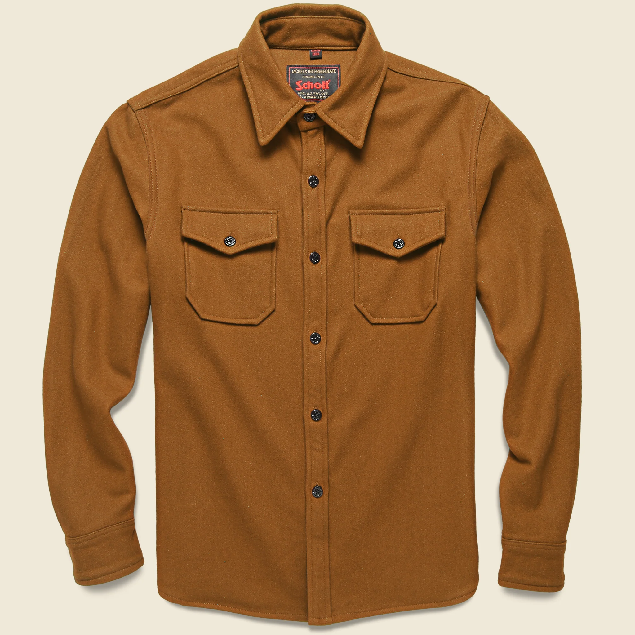 CPO Wool Shirt - Coyote