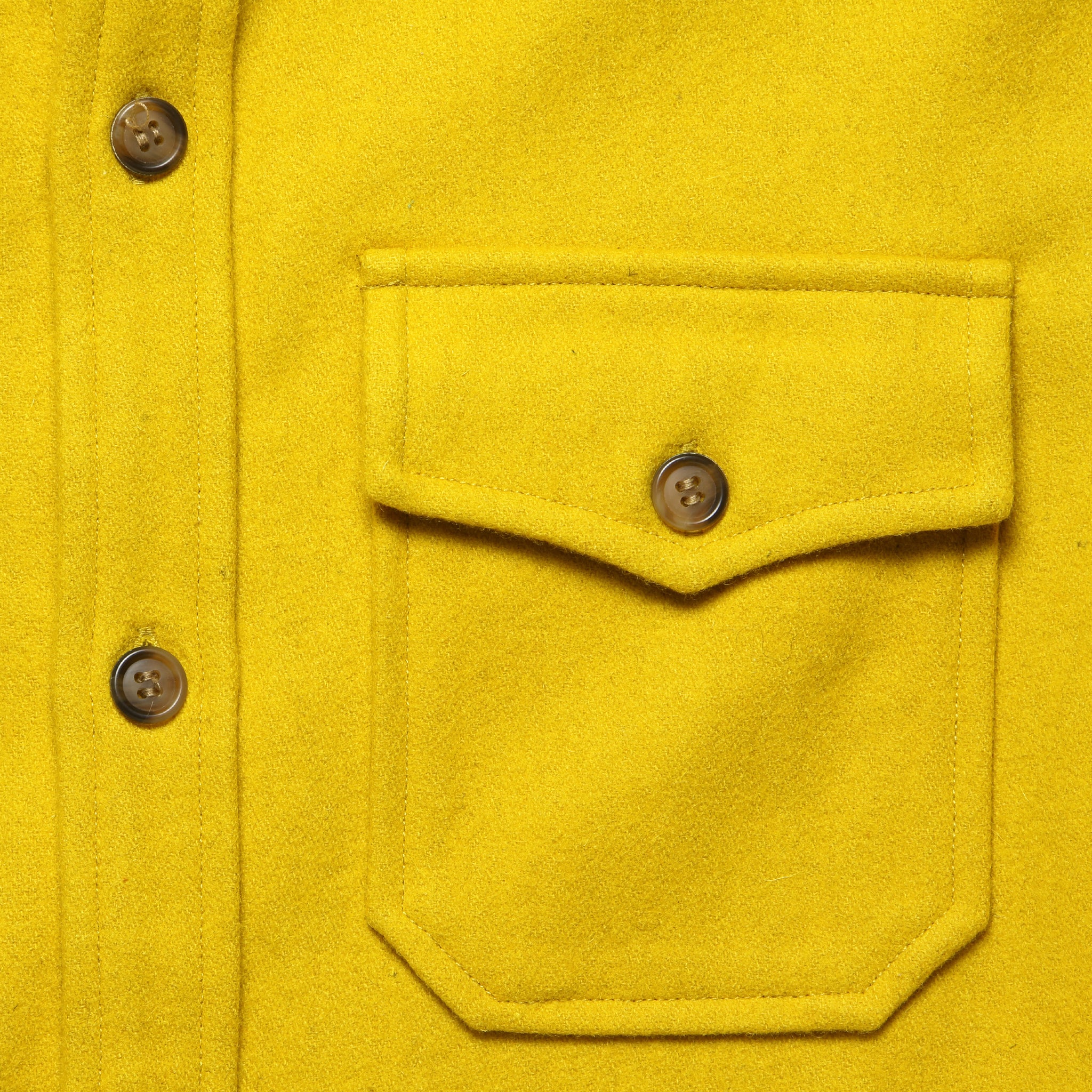 CPO Wool Shirt - Mustard - Image 3