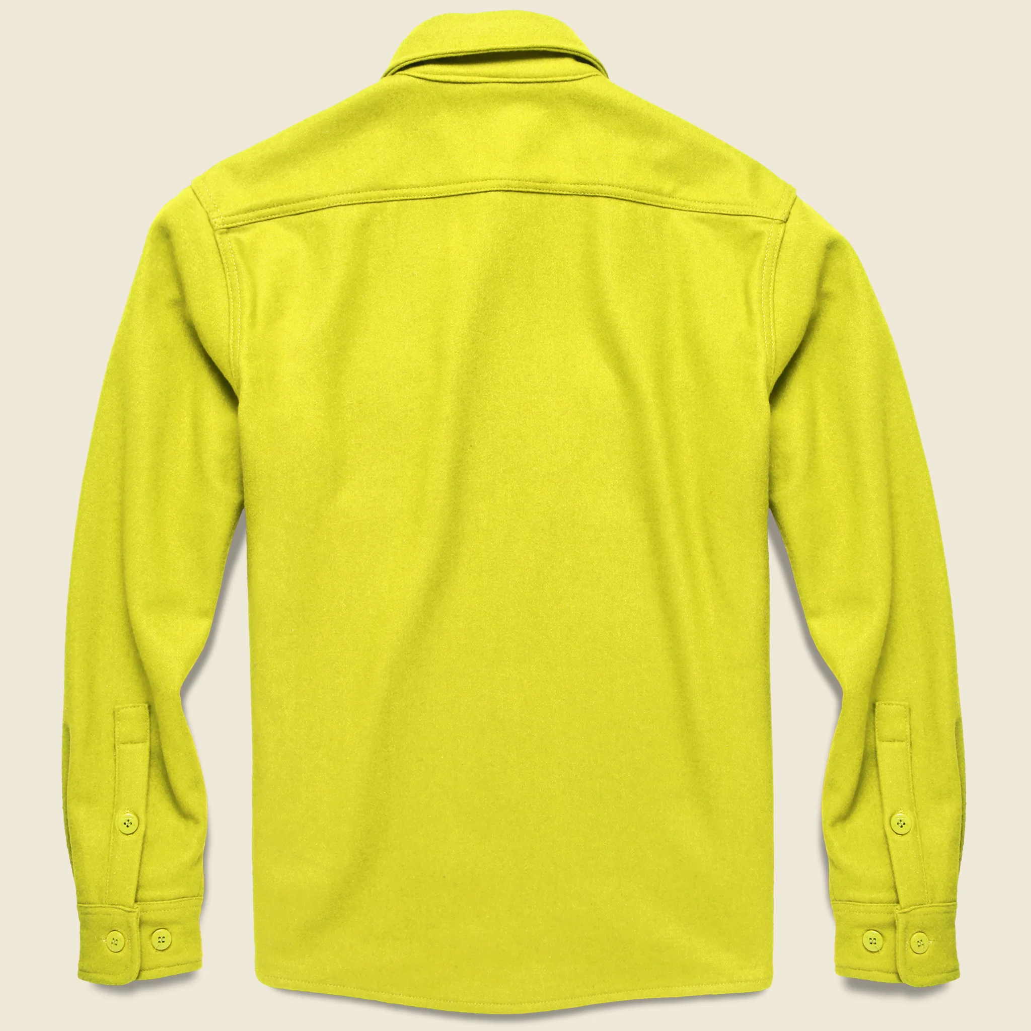CPO Wool Shirt - Neon Yellow - Image 2