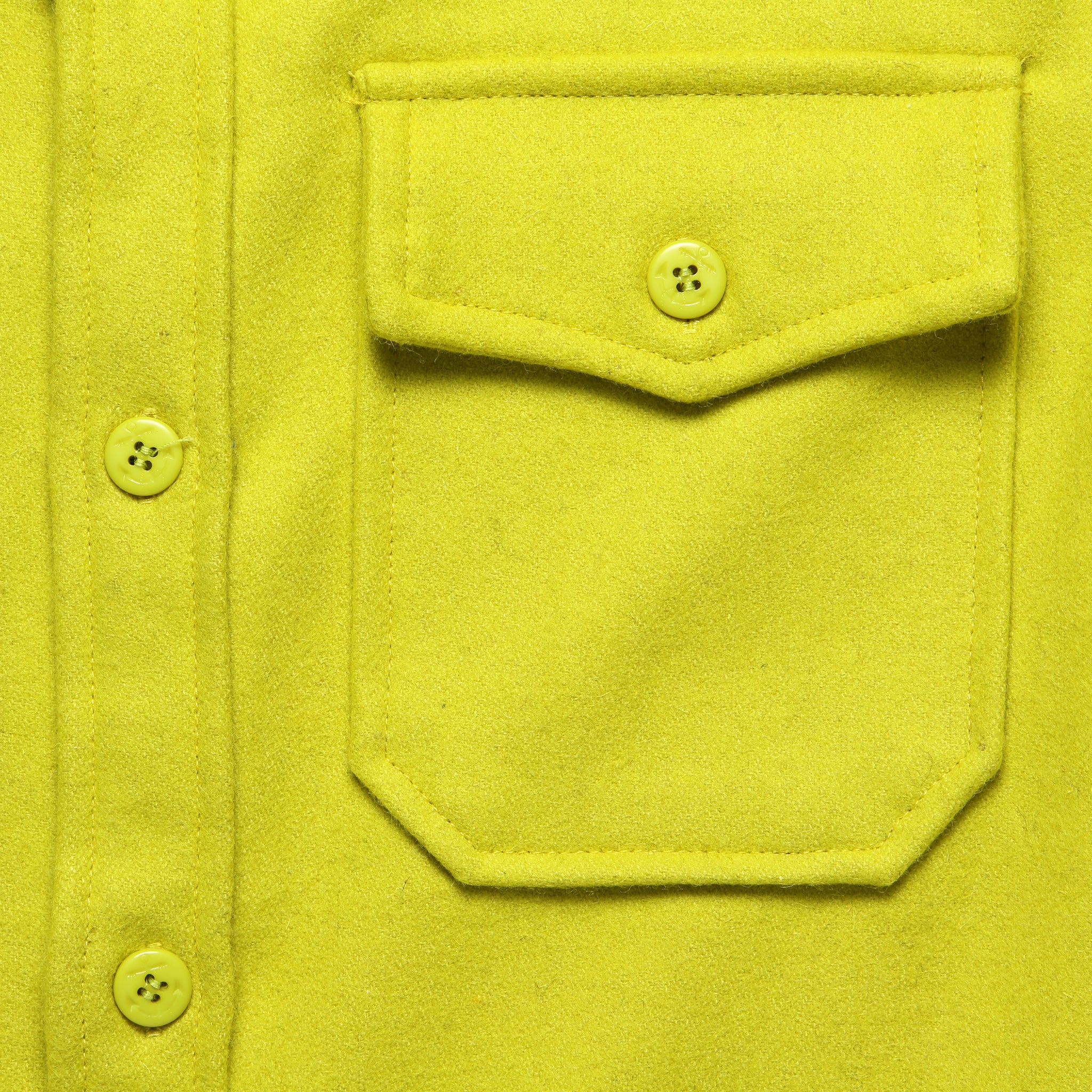 CPO Wool Shirt - Neon Yellow - Image 3