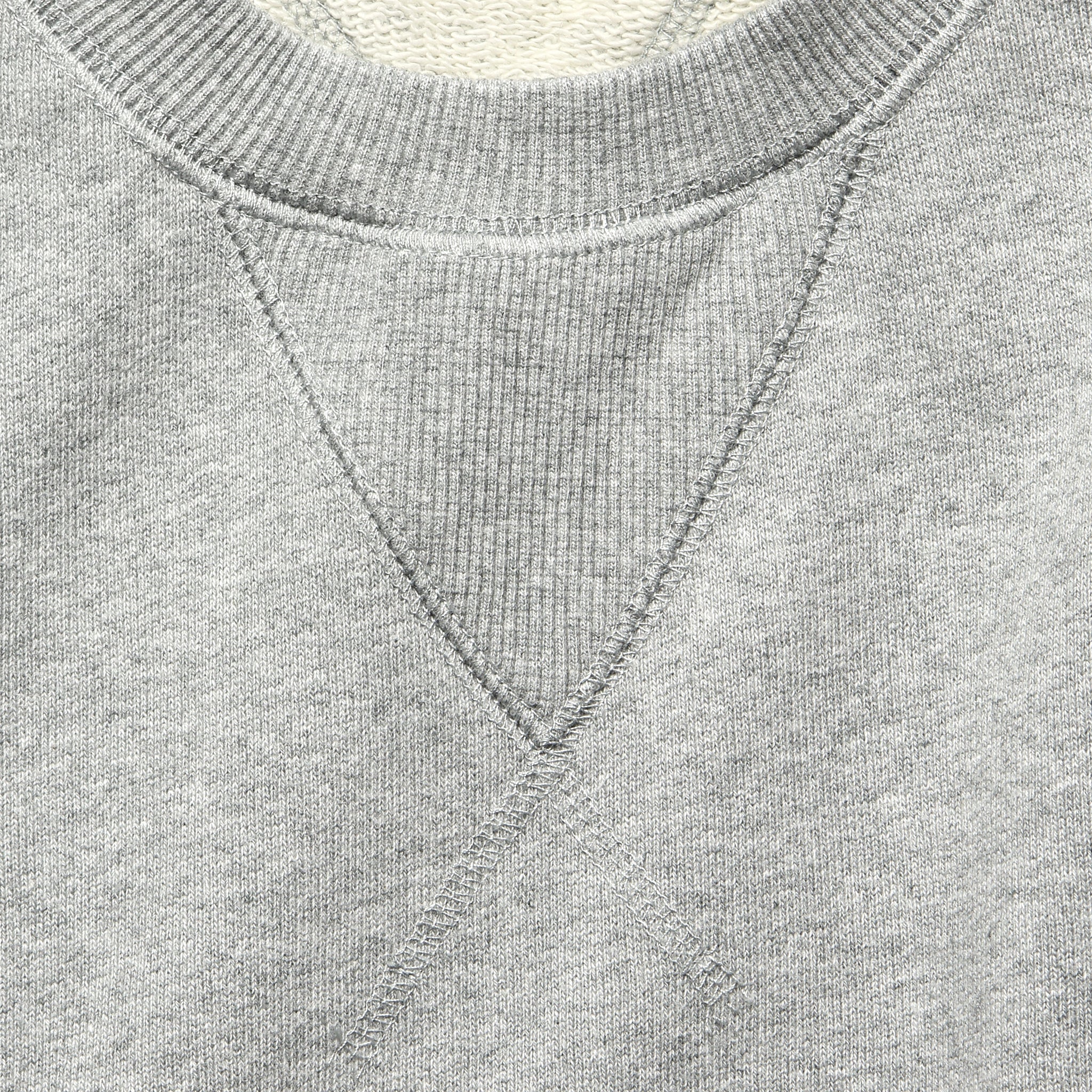 Garment Dyed Crewneck Sweatshirt - Heather Grey - Image 3