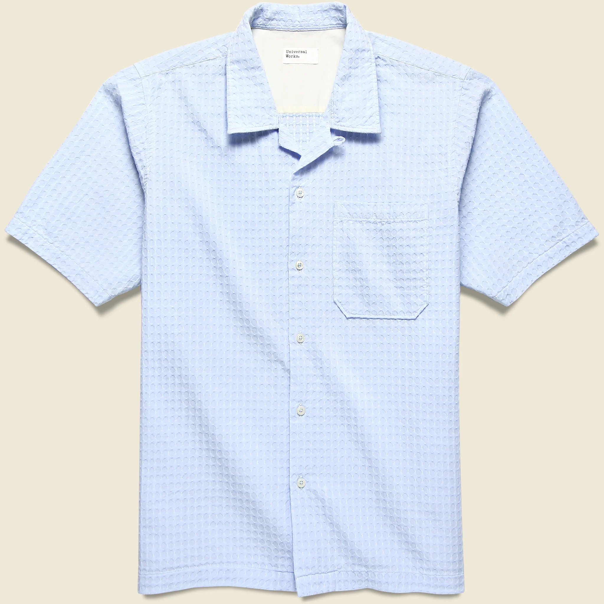Delos Cotton Camp Shirt - Sky