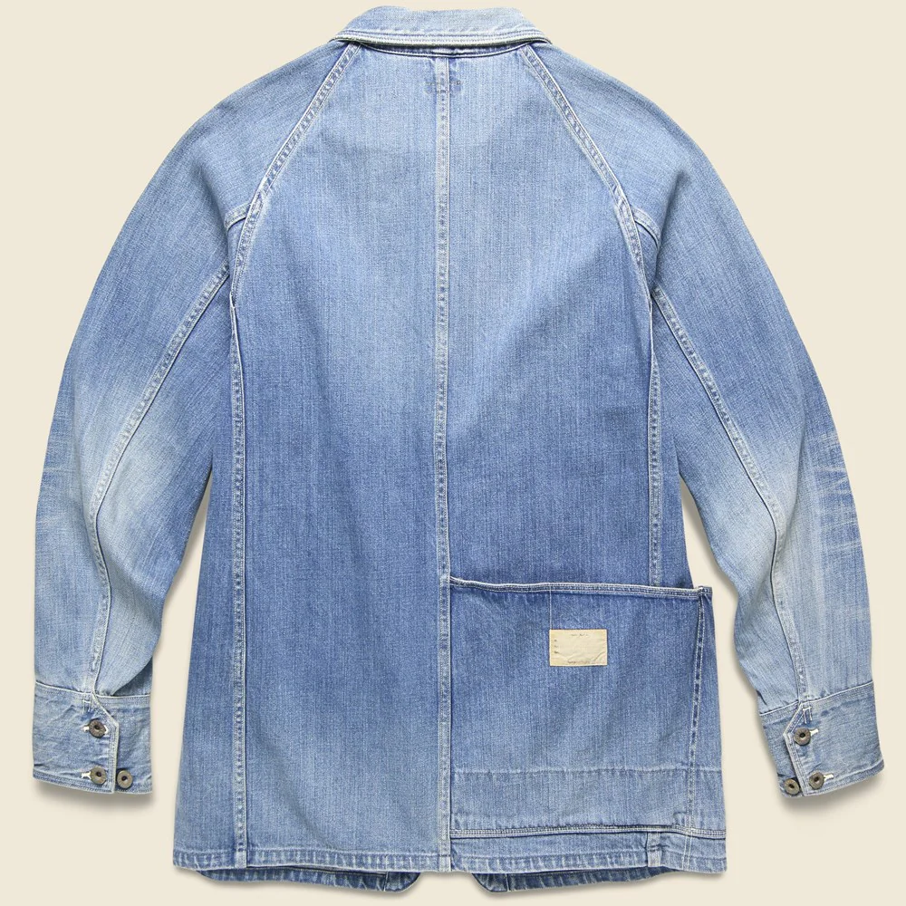 Denim Cactus Coverall - Light Indigo - Image 2