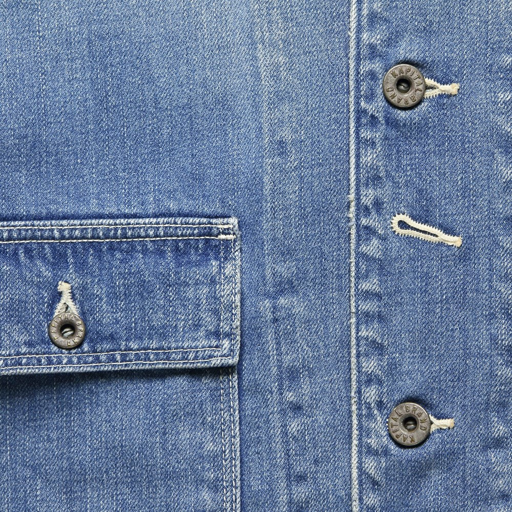 Denim Cactus Coverall - Light Indigo - Image 3