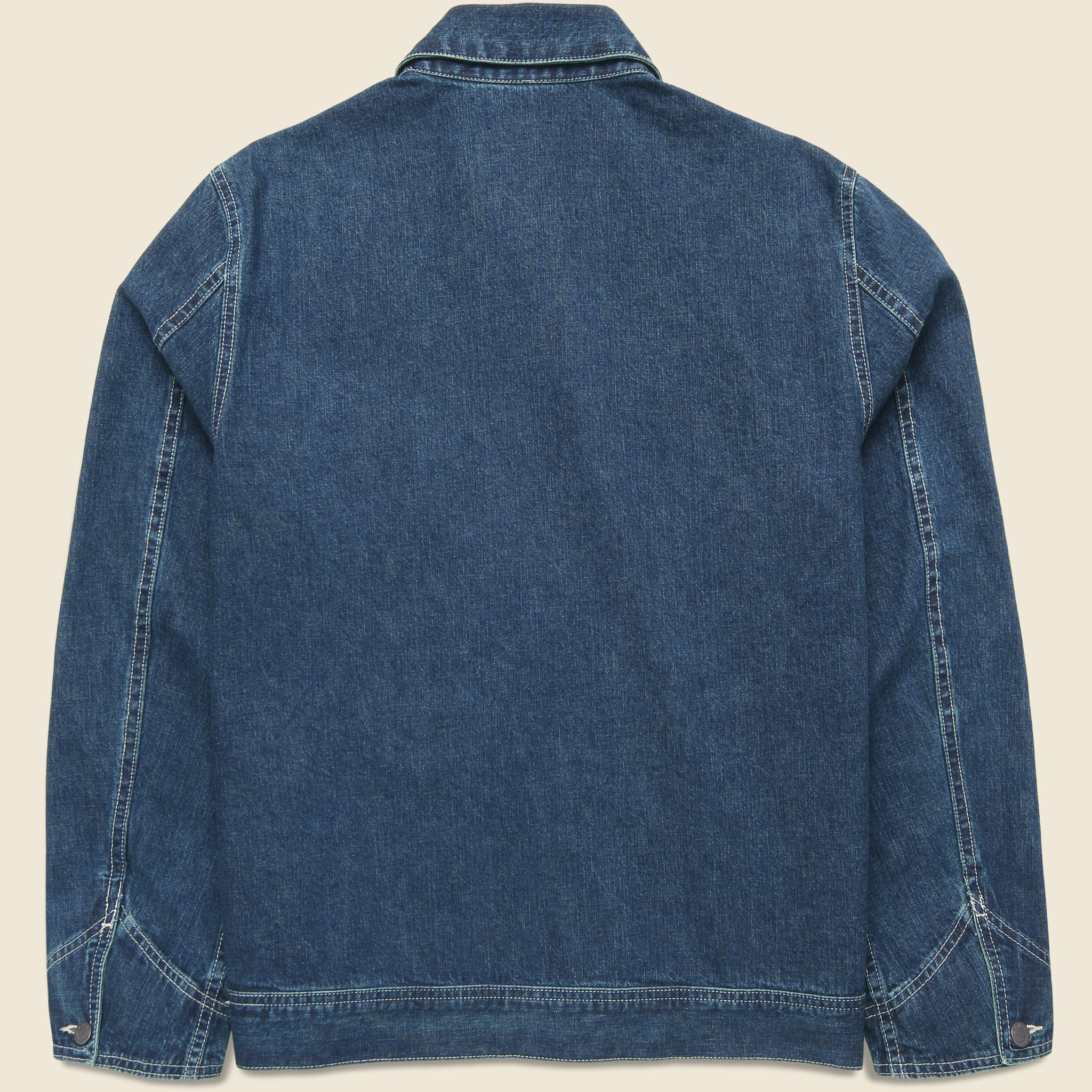 Denim Chore Jacket - Indigo - Image 4
