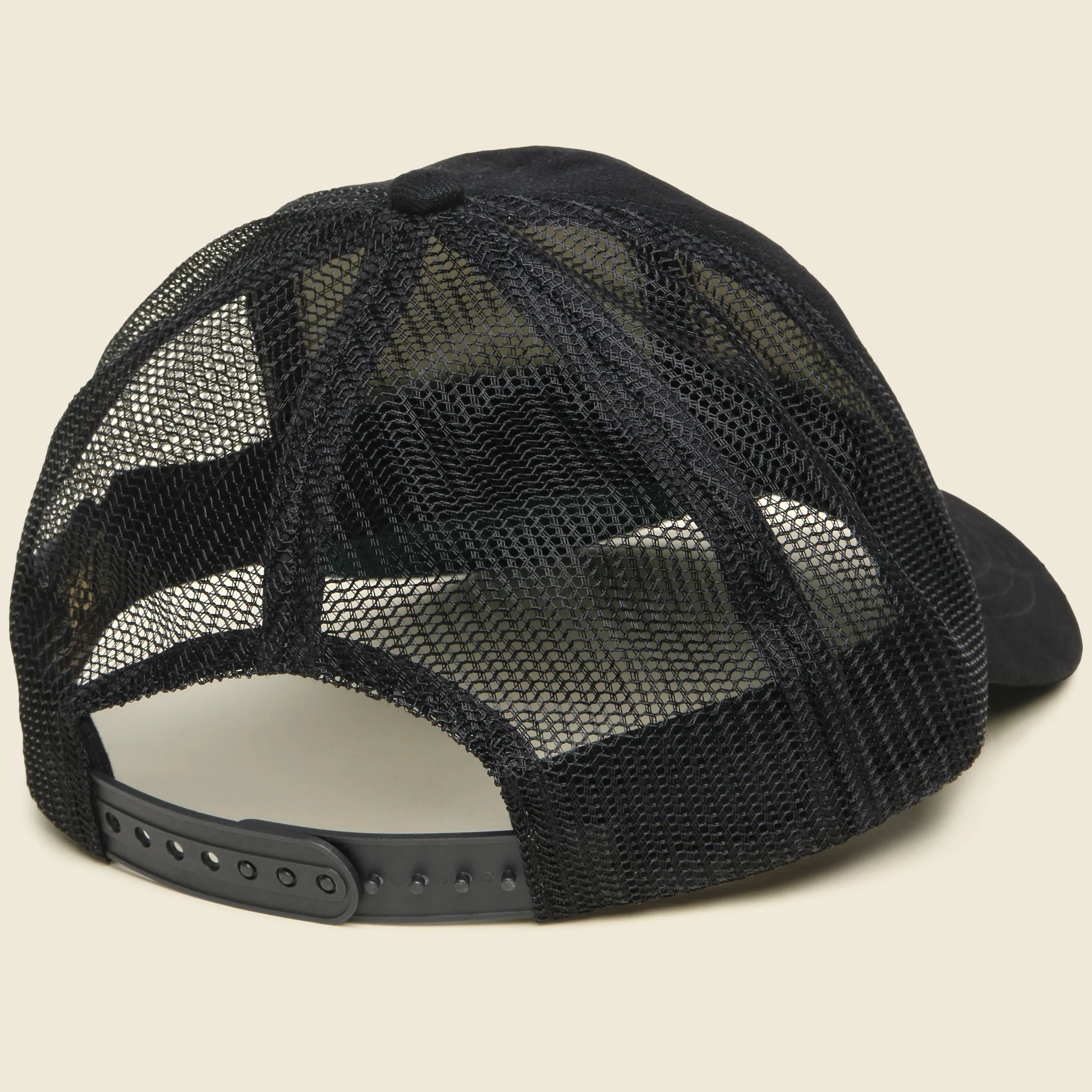 Denim Logo Trucker Hat - Black - Image 2