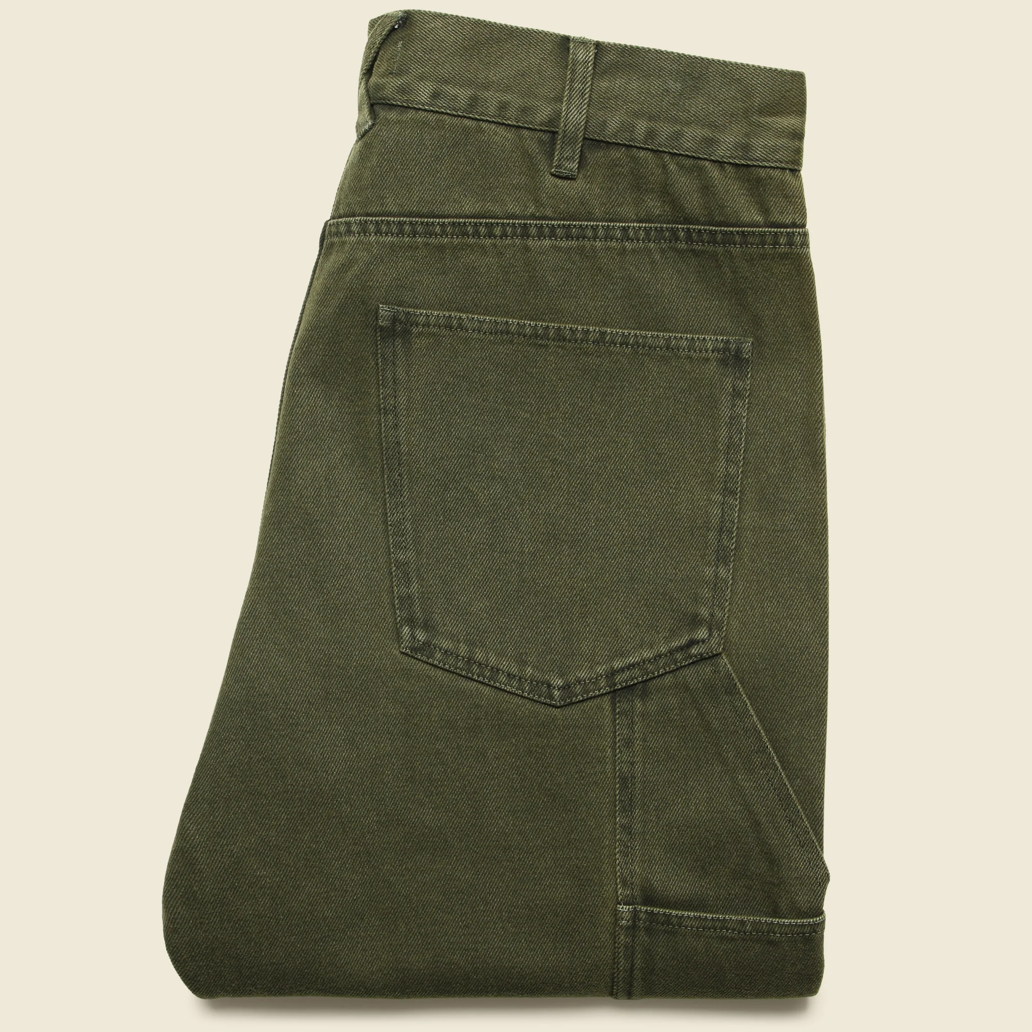 Denim Painter Pant - Military Olive - Image 3