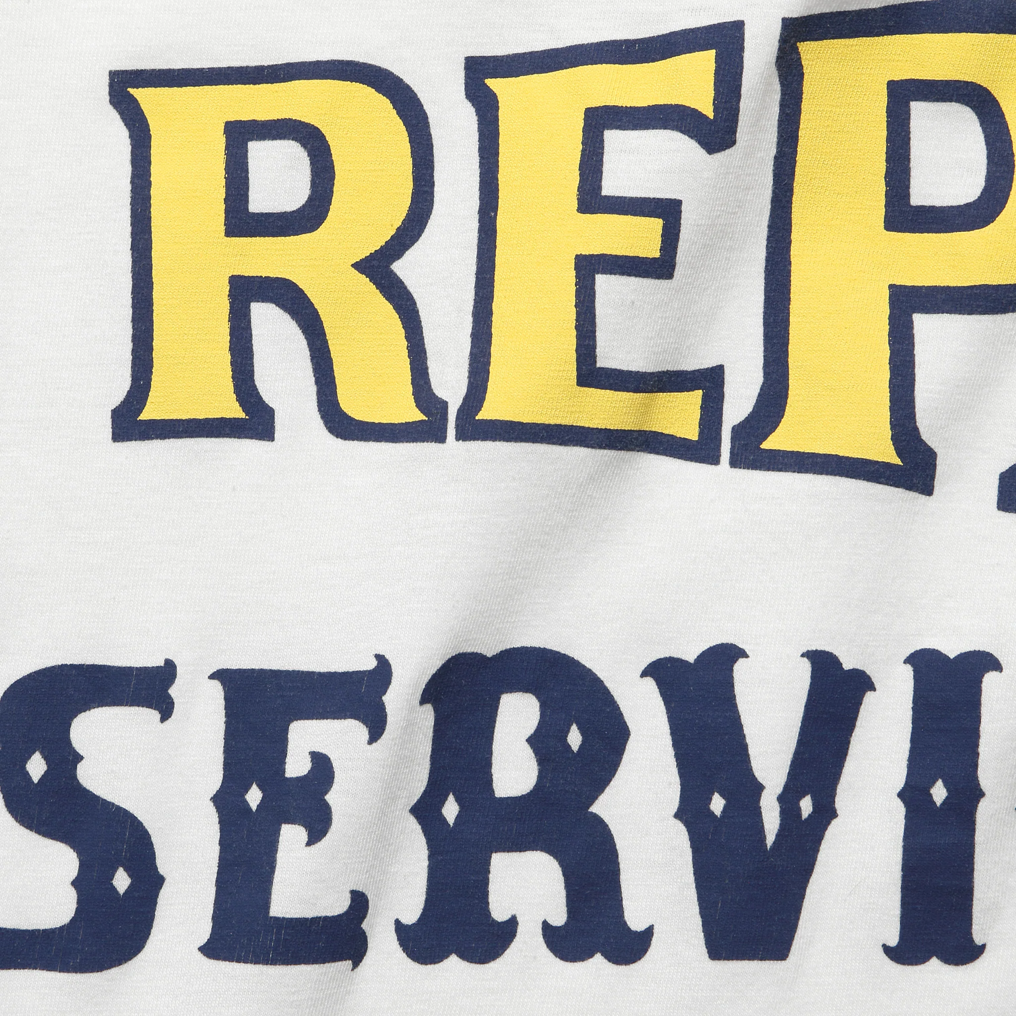 Denim Repair Huge-Tee - White - Image 3