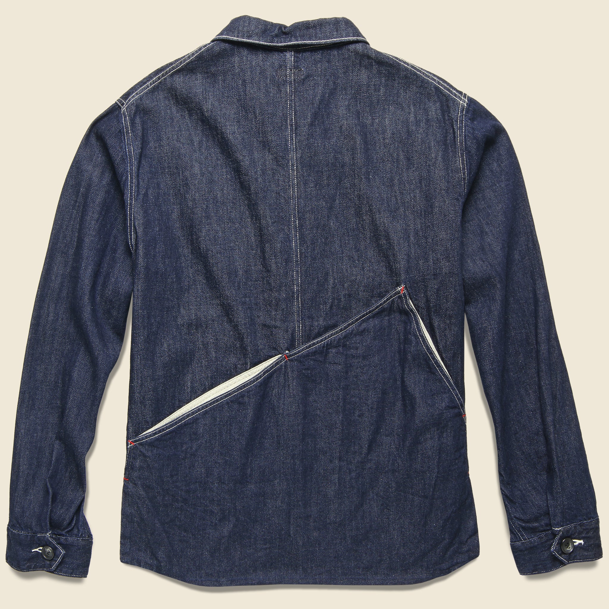 Denim Ringoman Coverall Jacket - Indigo - Image 2
