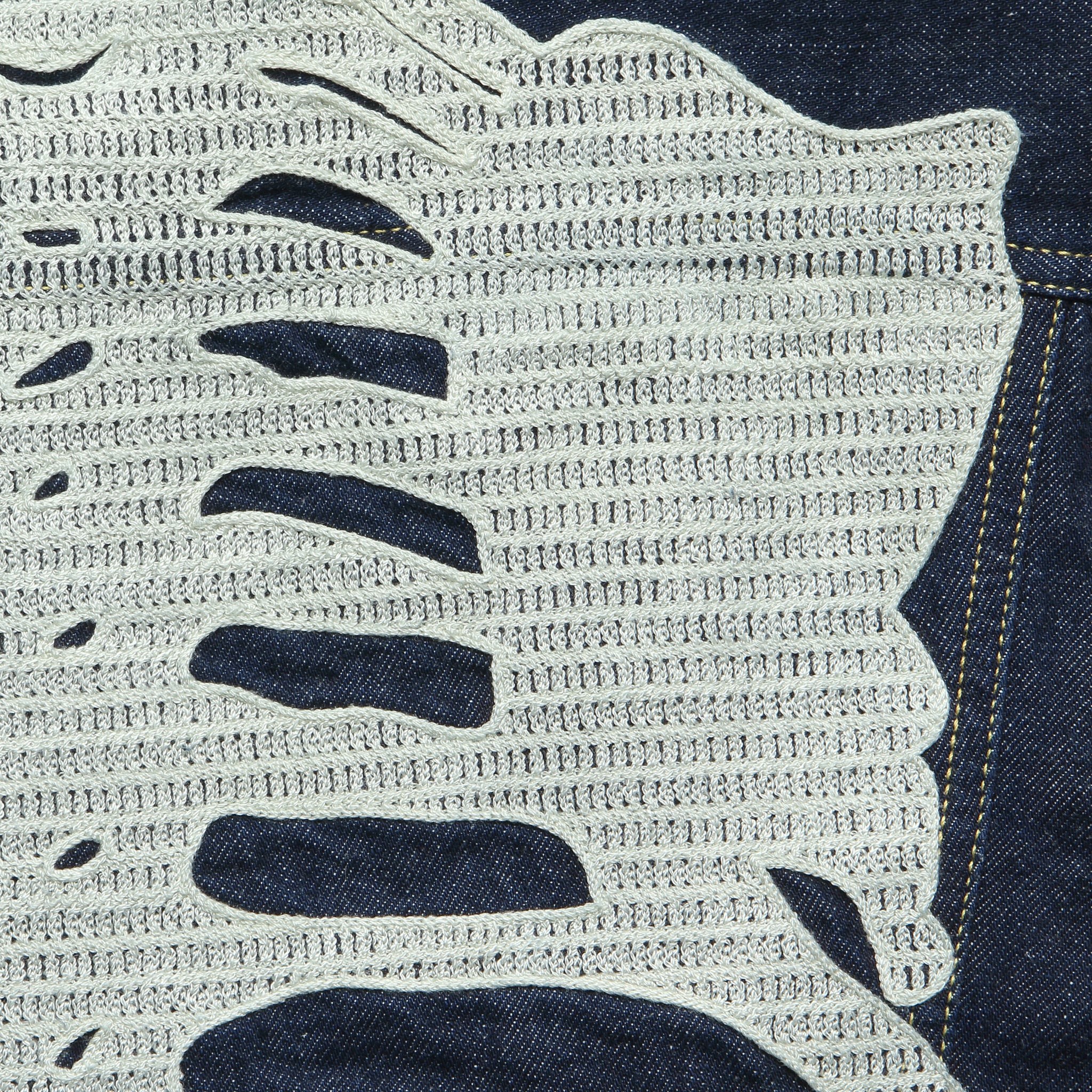 Denim Tuxedo Westerner Jacket - Indigo - Image 4