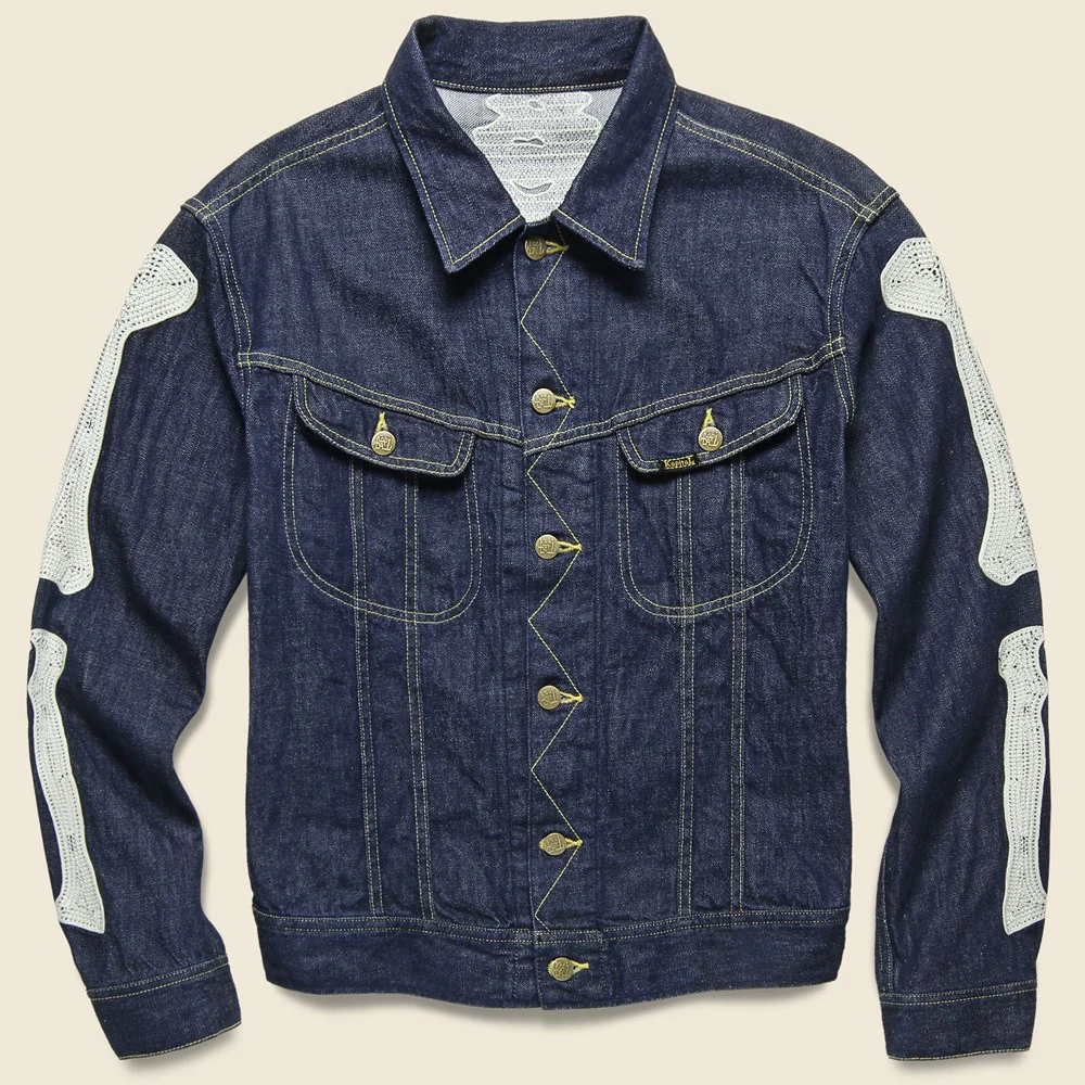 Denim Westerner Jacket - Indigo Bone