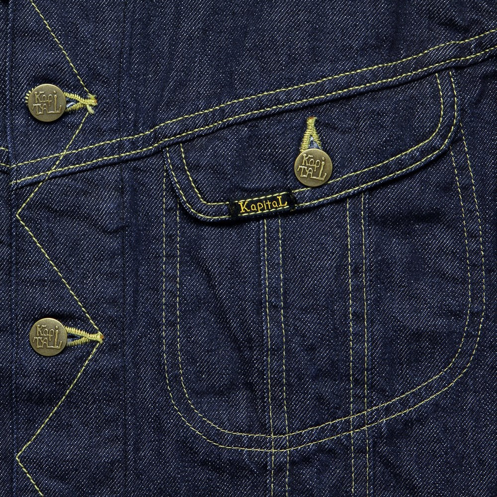Denim Westerner Jacket - Indigo Bone - Image 3