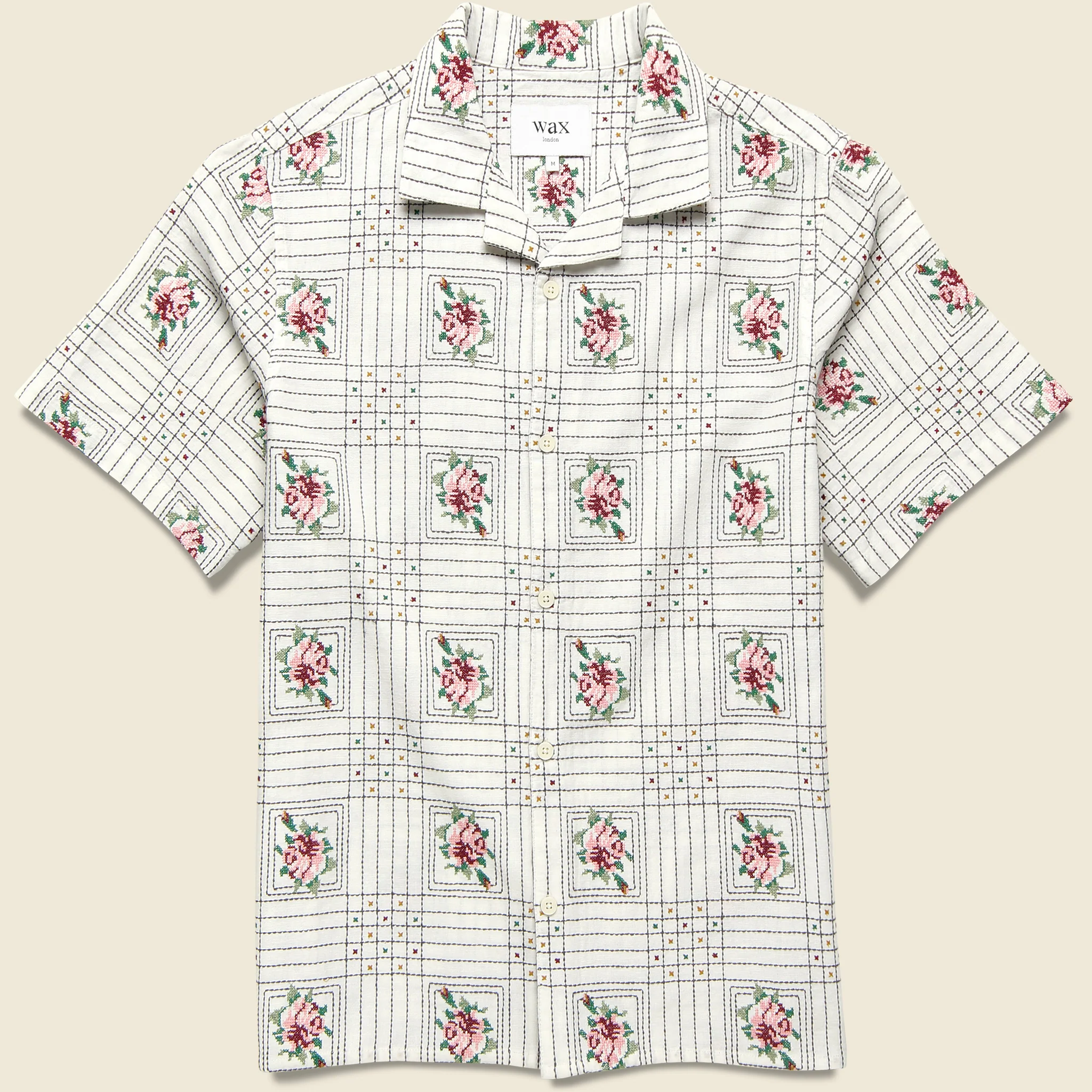 Didcot Tapestry Embroidered Shirt - Ecru