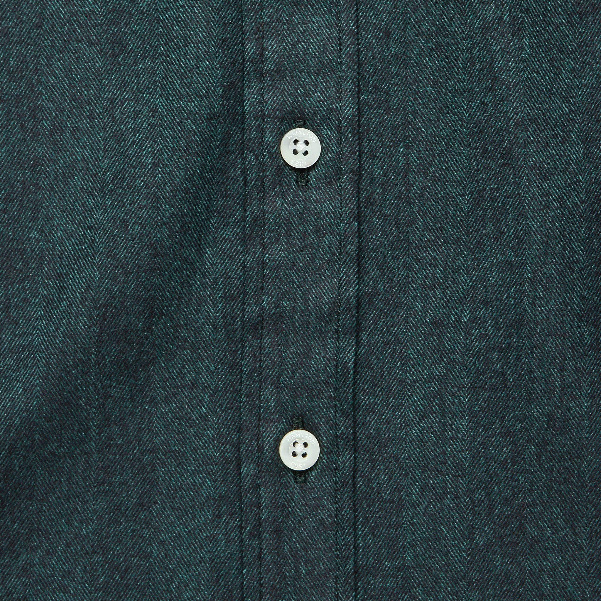 Donegal Herringbone Shirt - Green - Image 3