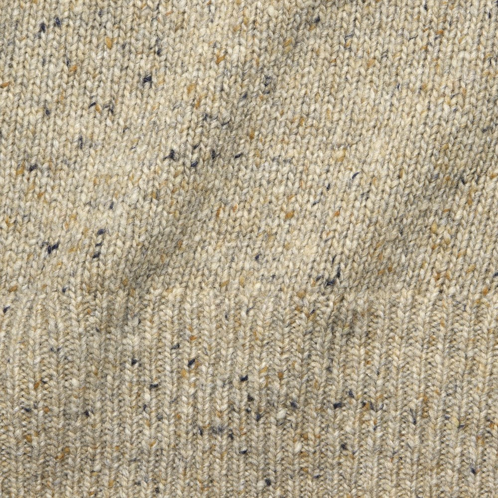 Donegal Wool Sweater - Oatmeal - Image 4