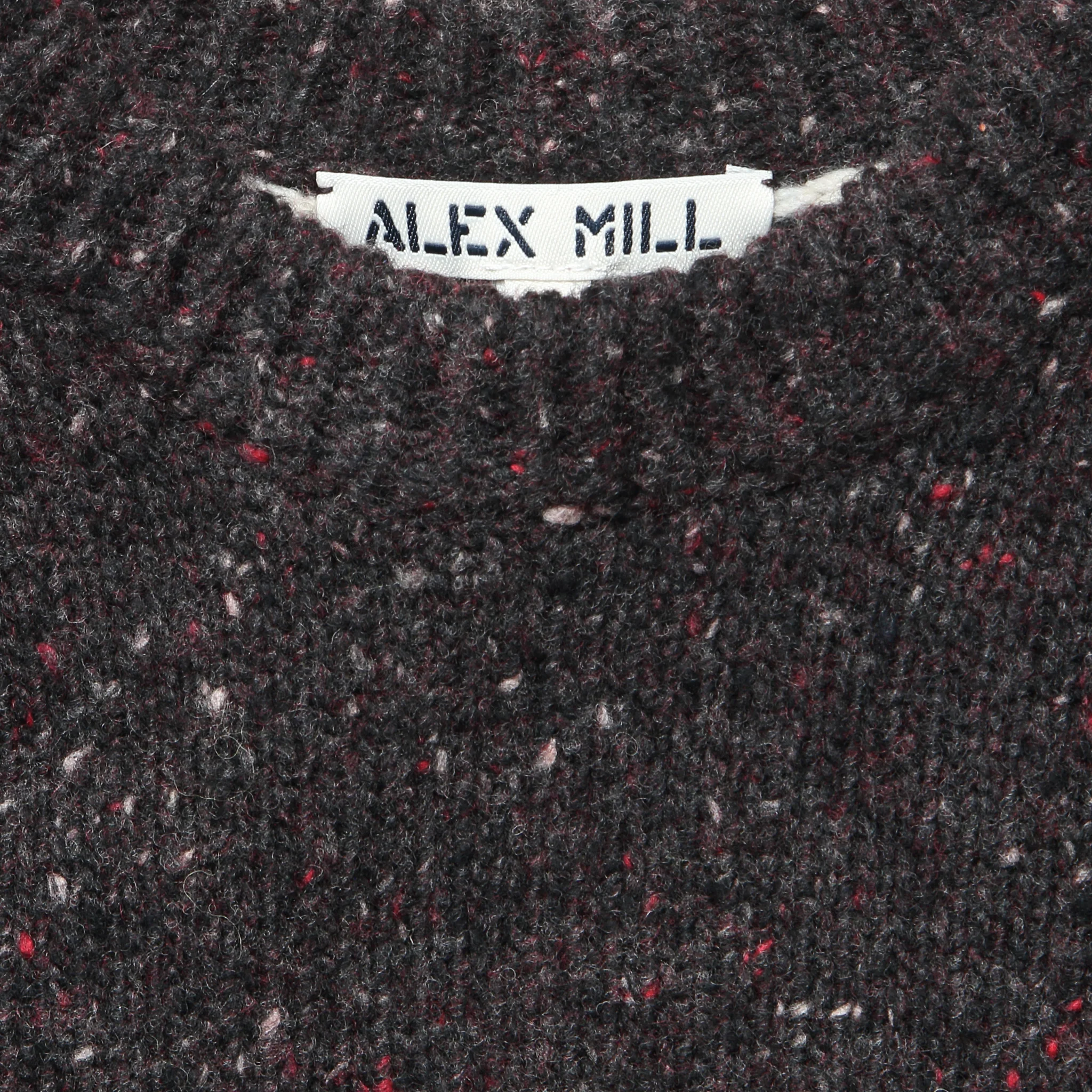 Donegal Wool Sweater - Pinot Noir - Image 5