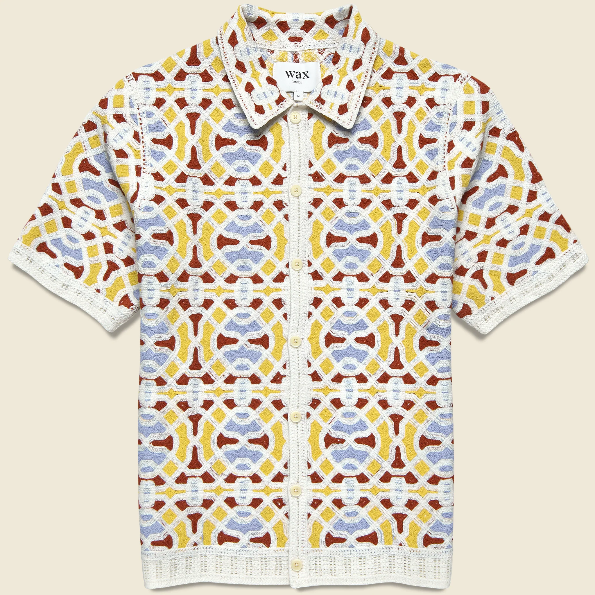 Dorset Crochet Shirt - Ecru