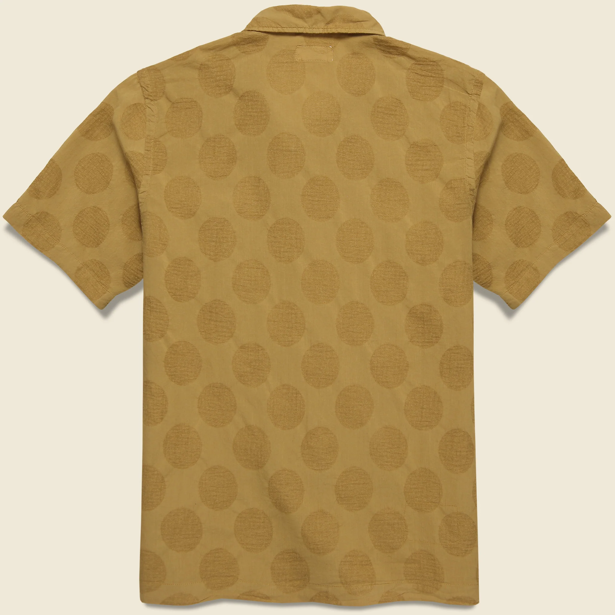 Dot Print Road Shirt - Cumin - Image 2