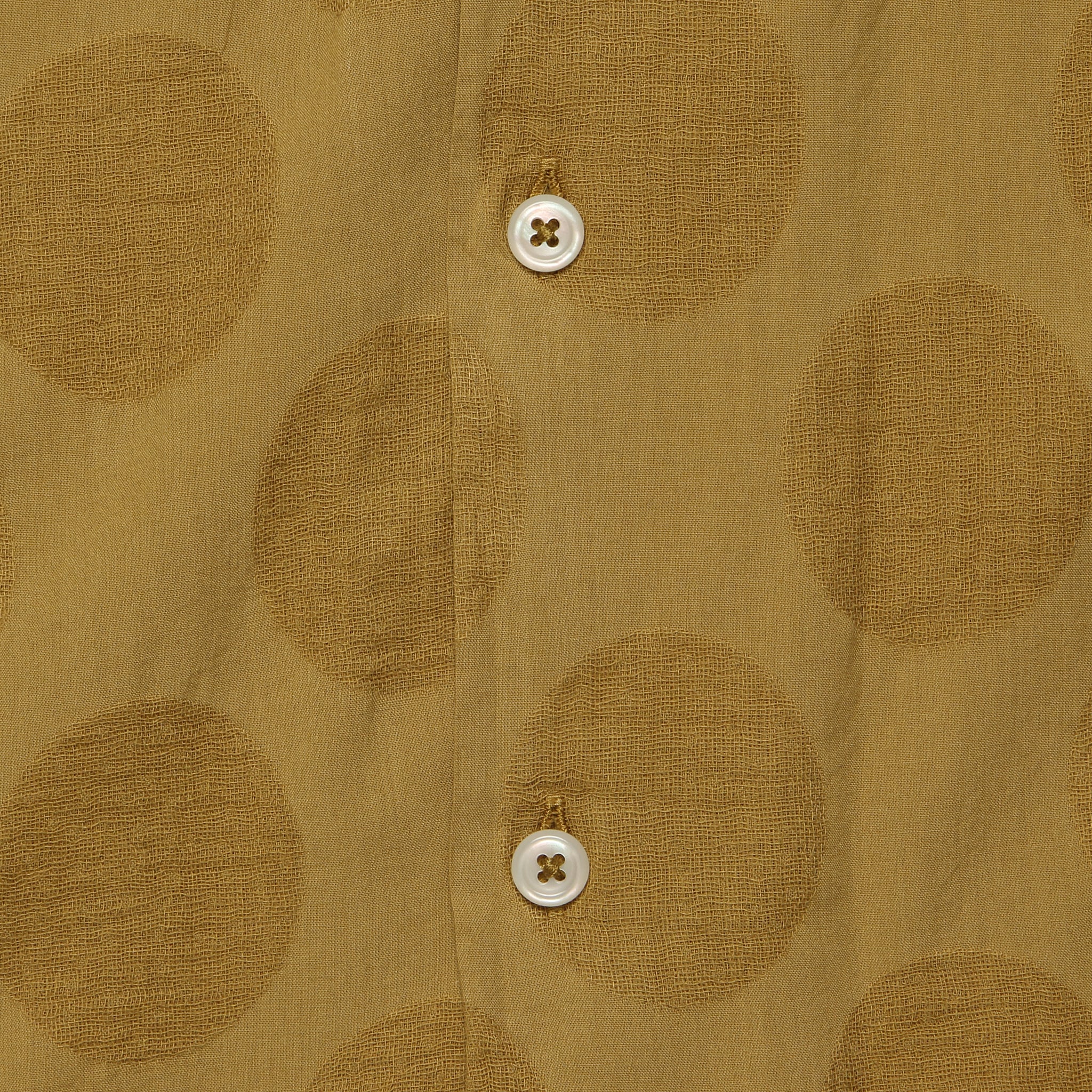 Dot Print Road Shirt - Cumin - Image 3