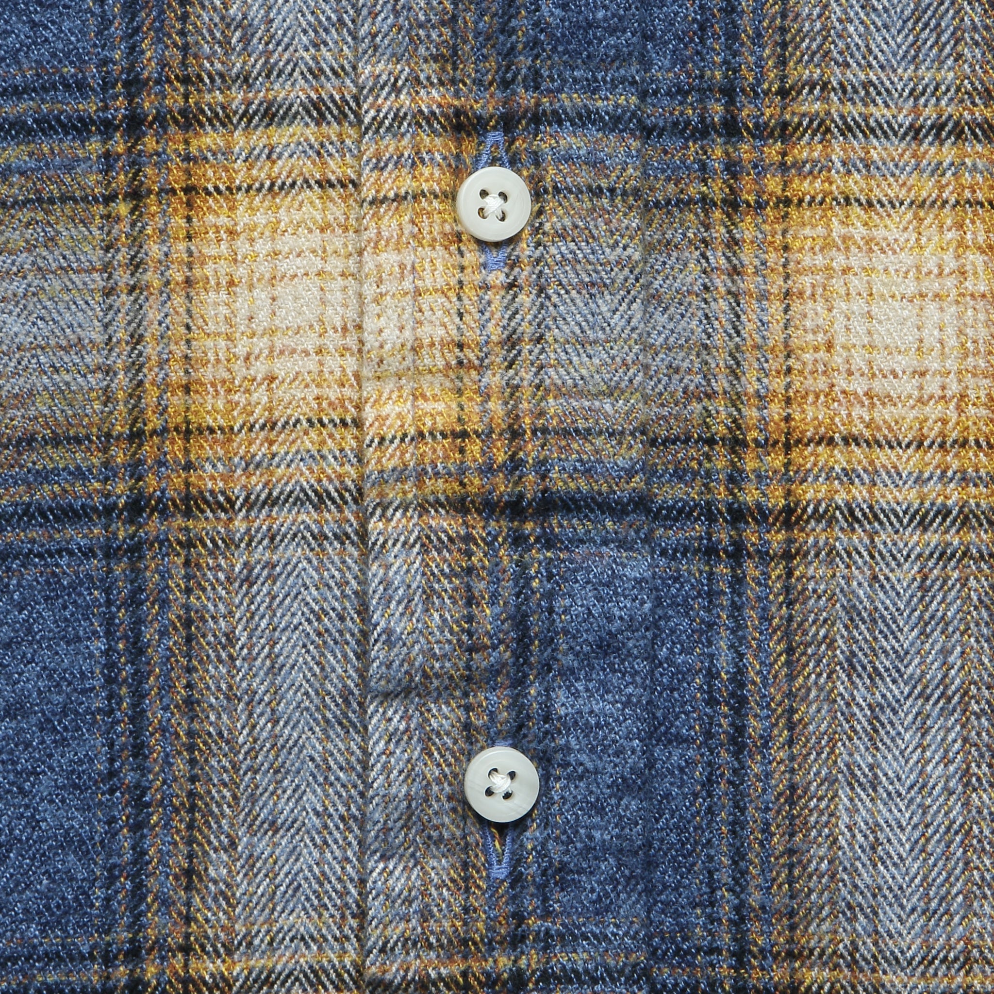 Double Sided Brushed Shirt - Blue - Image 3