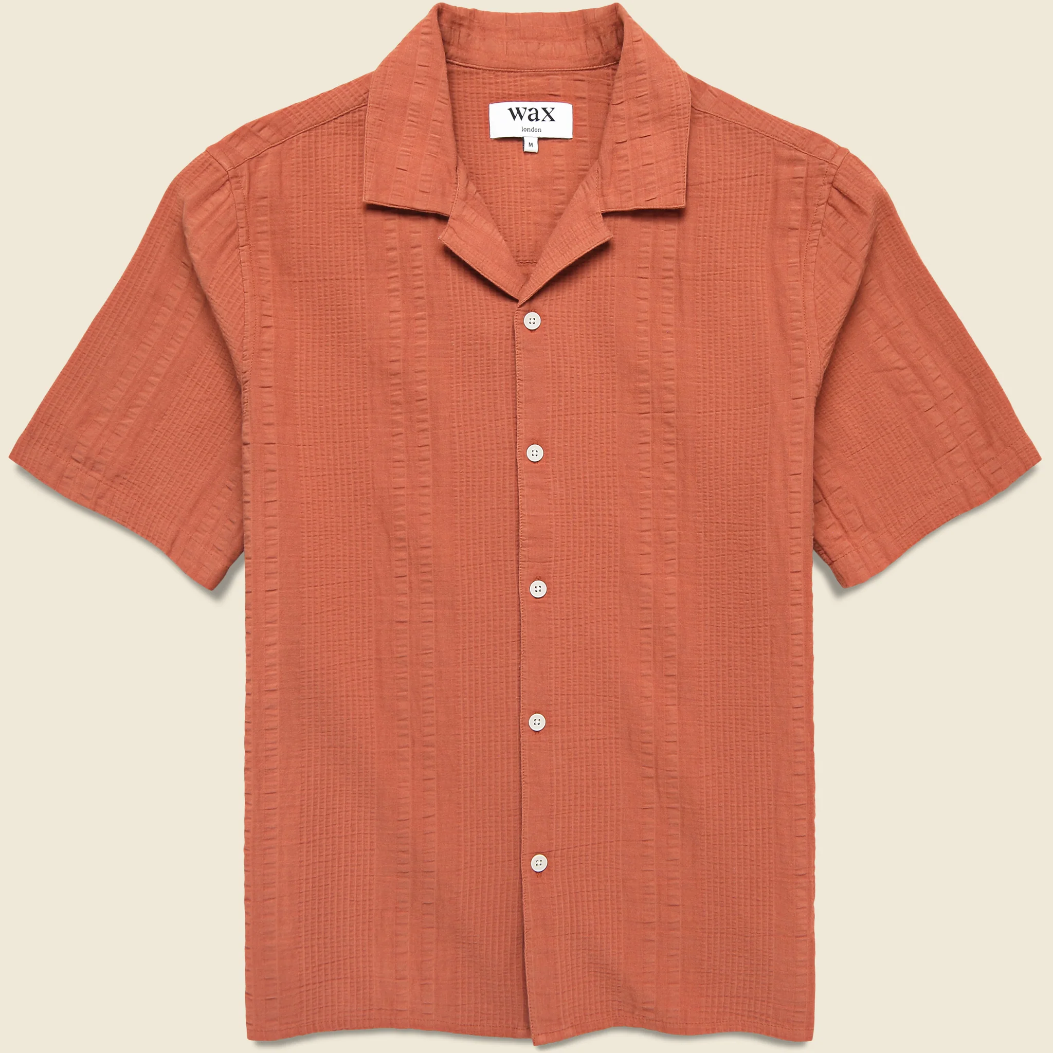 Double Weave Didcot Shirt - Rust