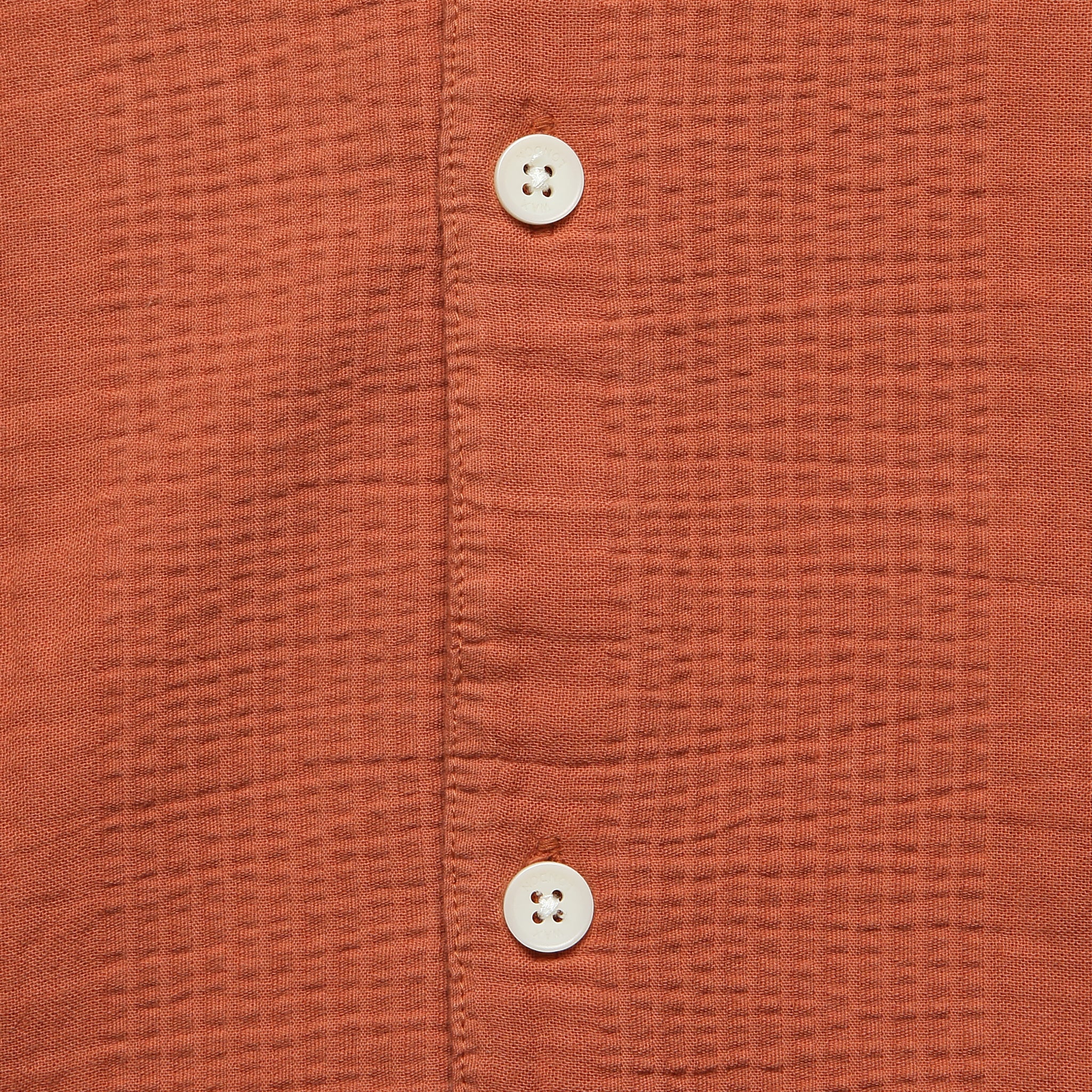 Double Weave Didcot Shirt - Rust - Image 4