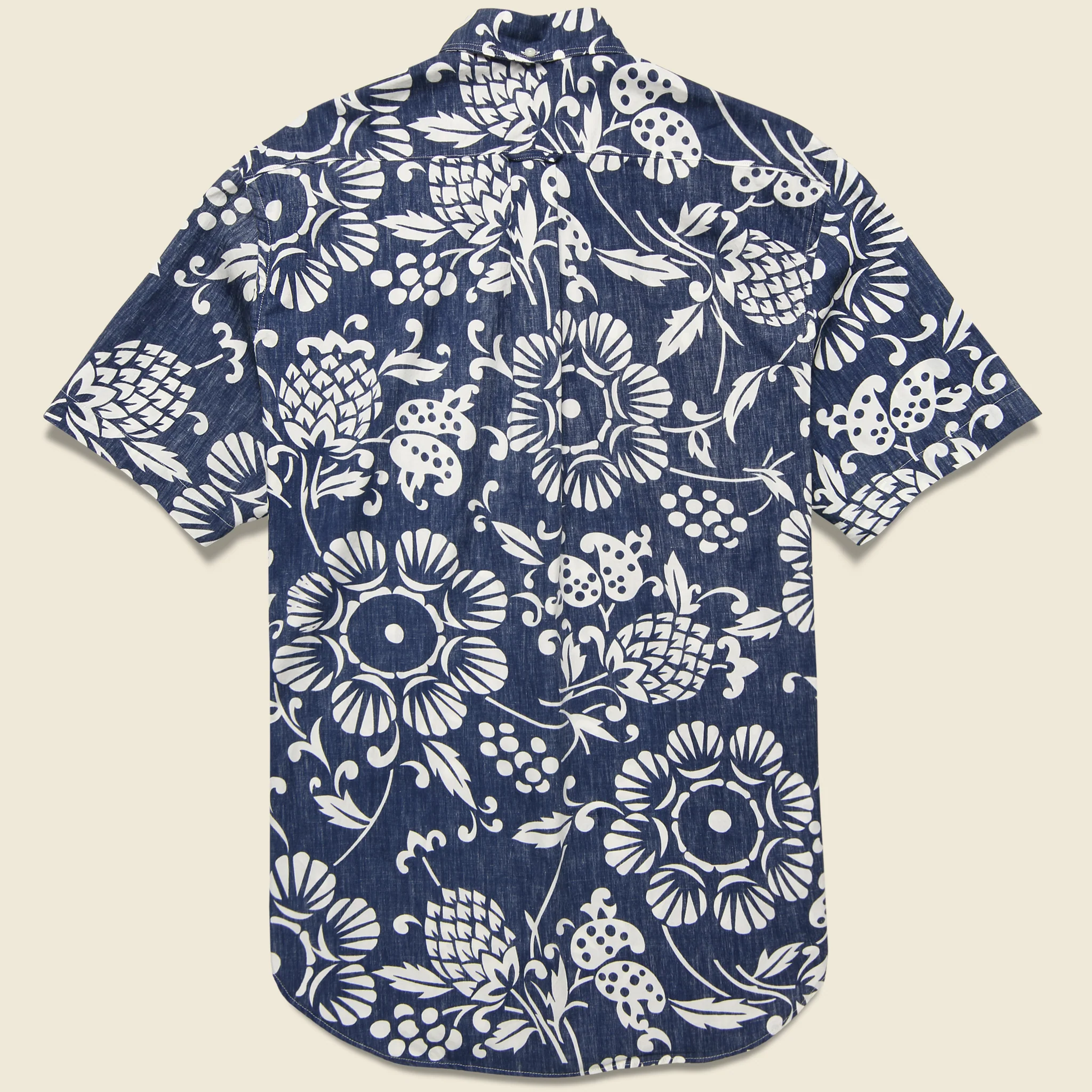 Duke's Pareo Blue Popover Shirt - Blue - Image 2