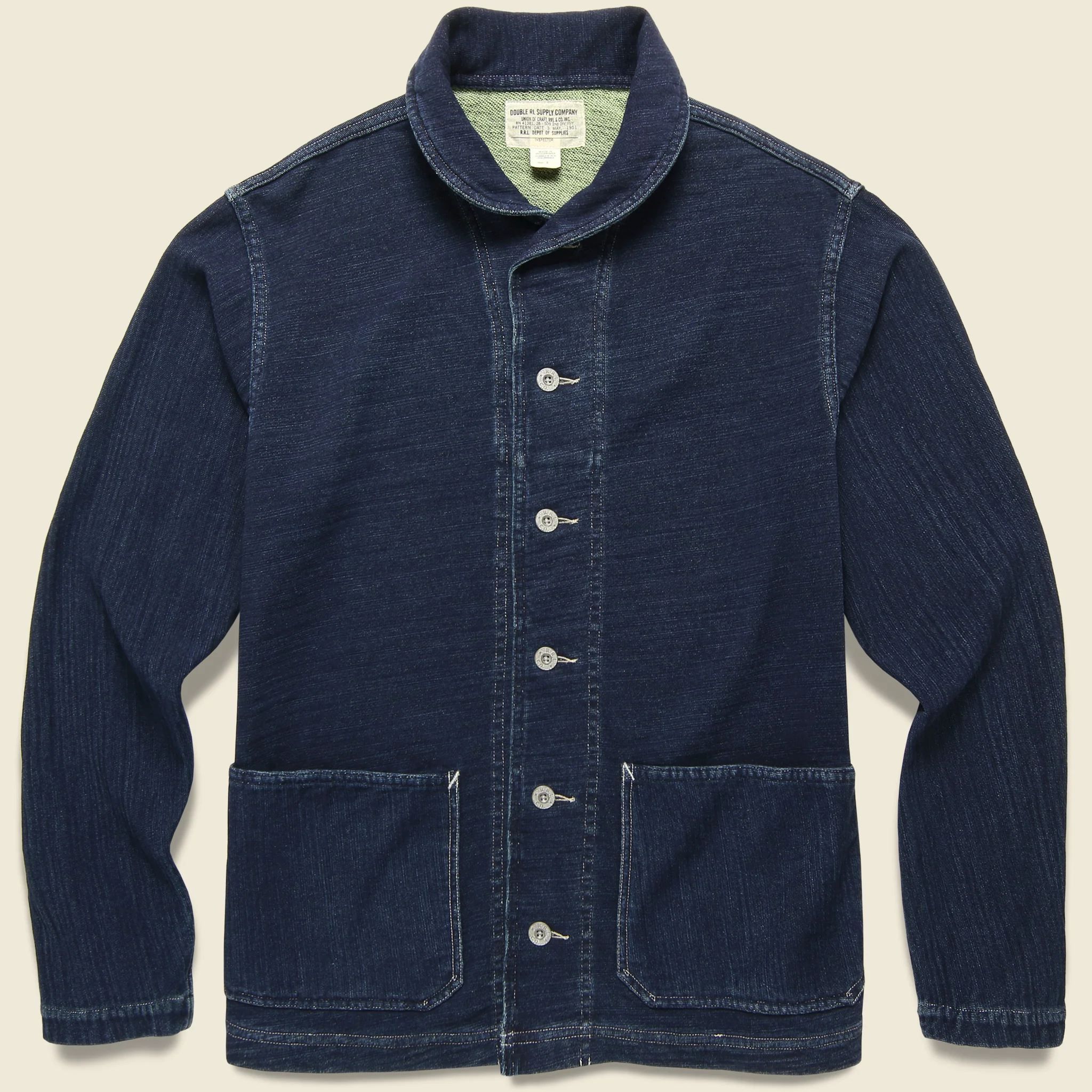 Dungaree Cardigan - Indigo