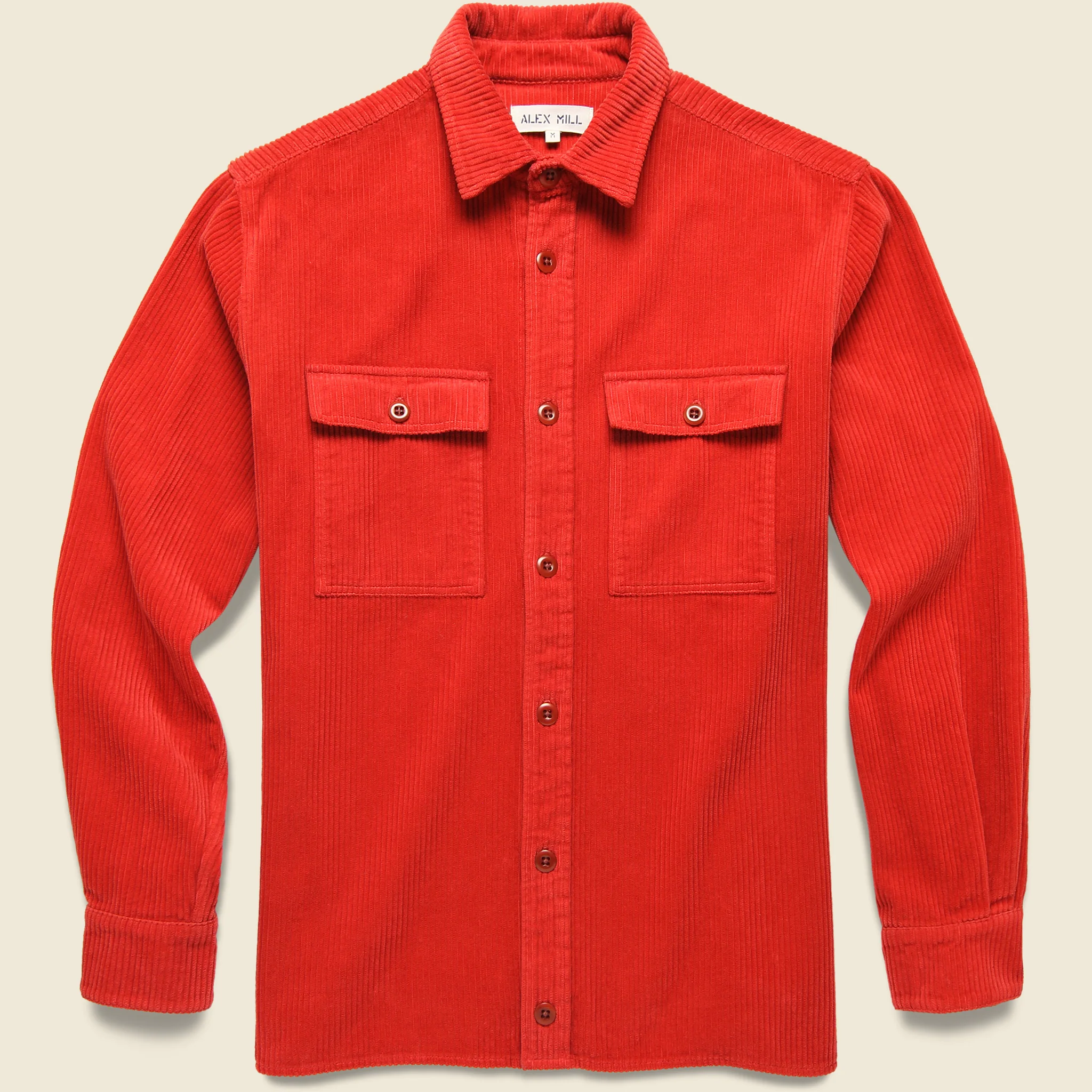 Easy Cord Shirt - Cardinal Red