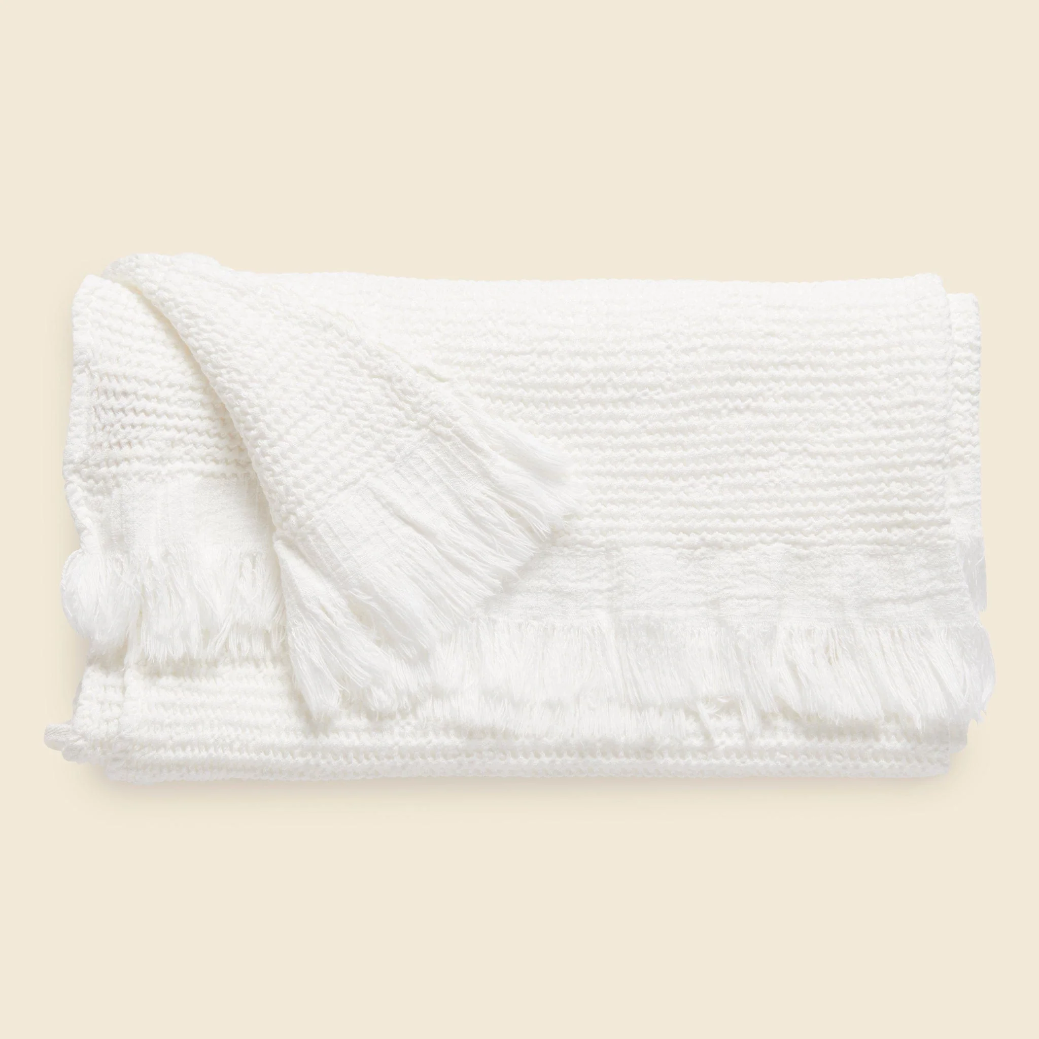 White Ella Bath Towel - Image 2