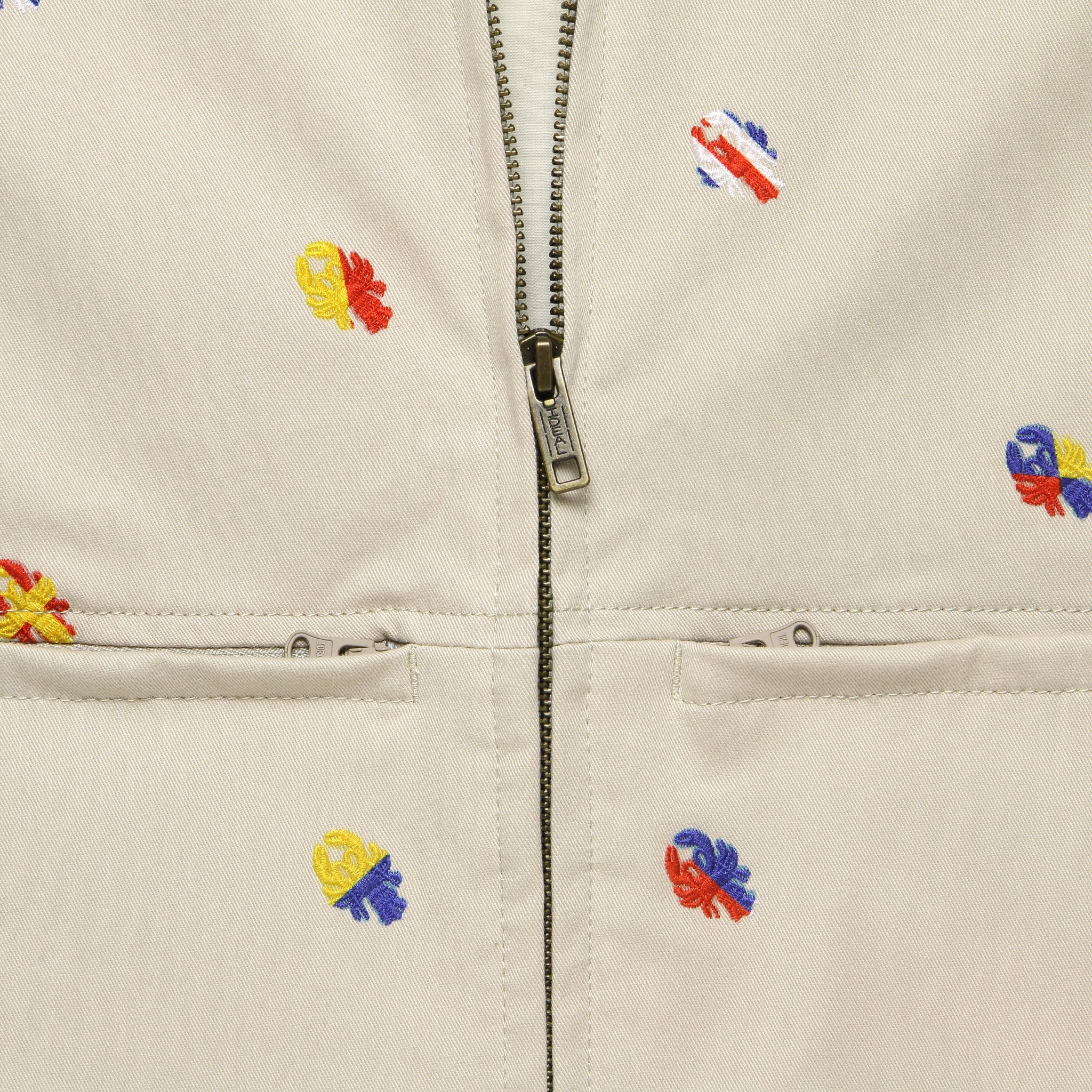Embroidered Boat Jacket - Cement/Multi - Image 3