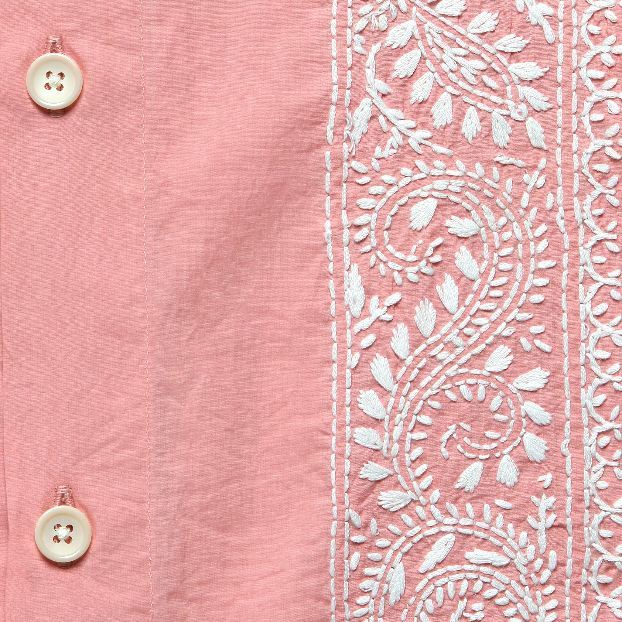 Embroidered Shirt - Pink - Image 2