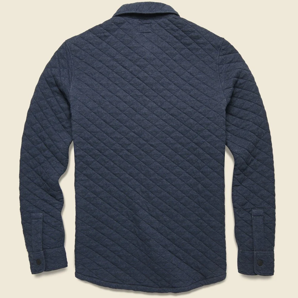 Epic Quilted Fleece CPO - Navy Melange - Image 2