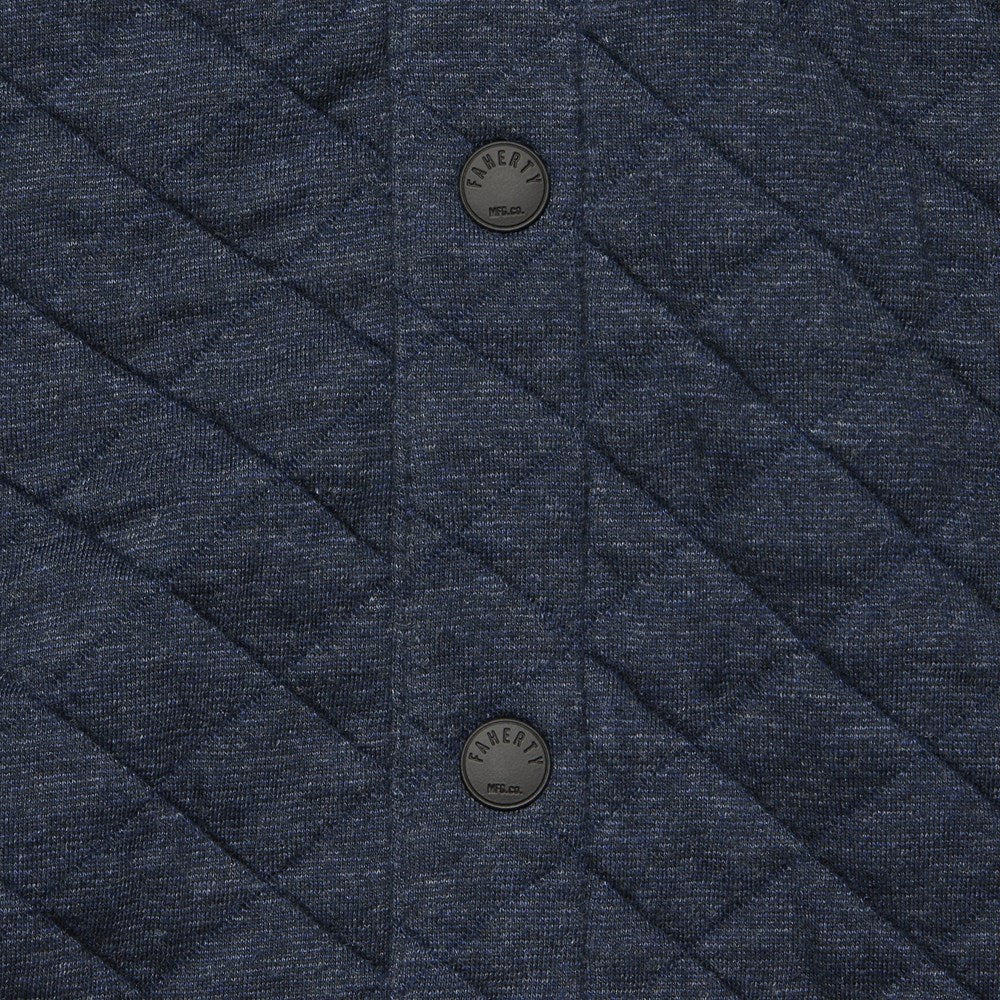 Epic Quilted Fleece CPO - Navy Melange - Image 3