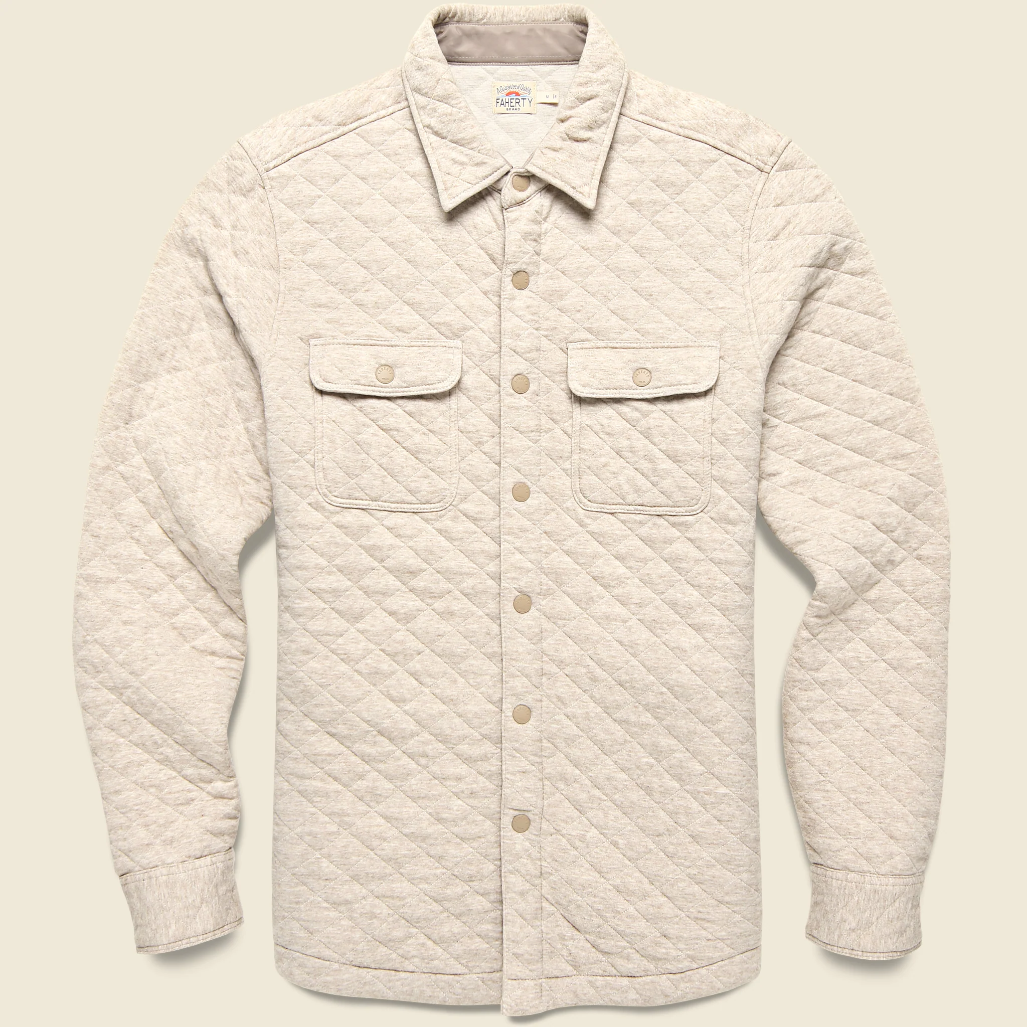 Epic Quilted Fleece CPO - Oatmeal