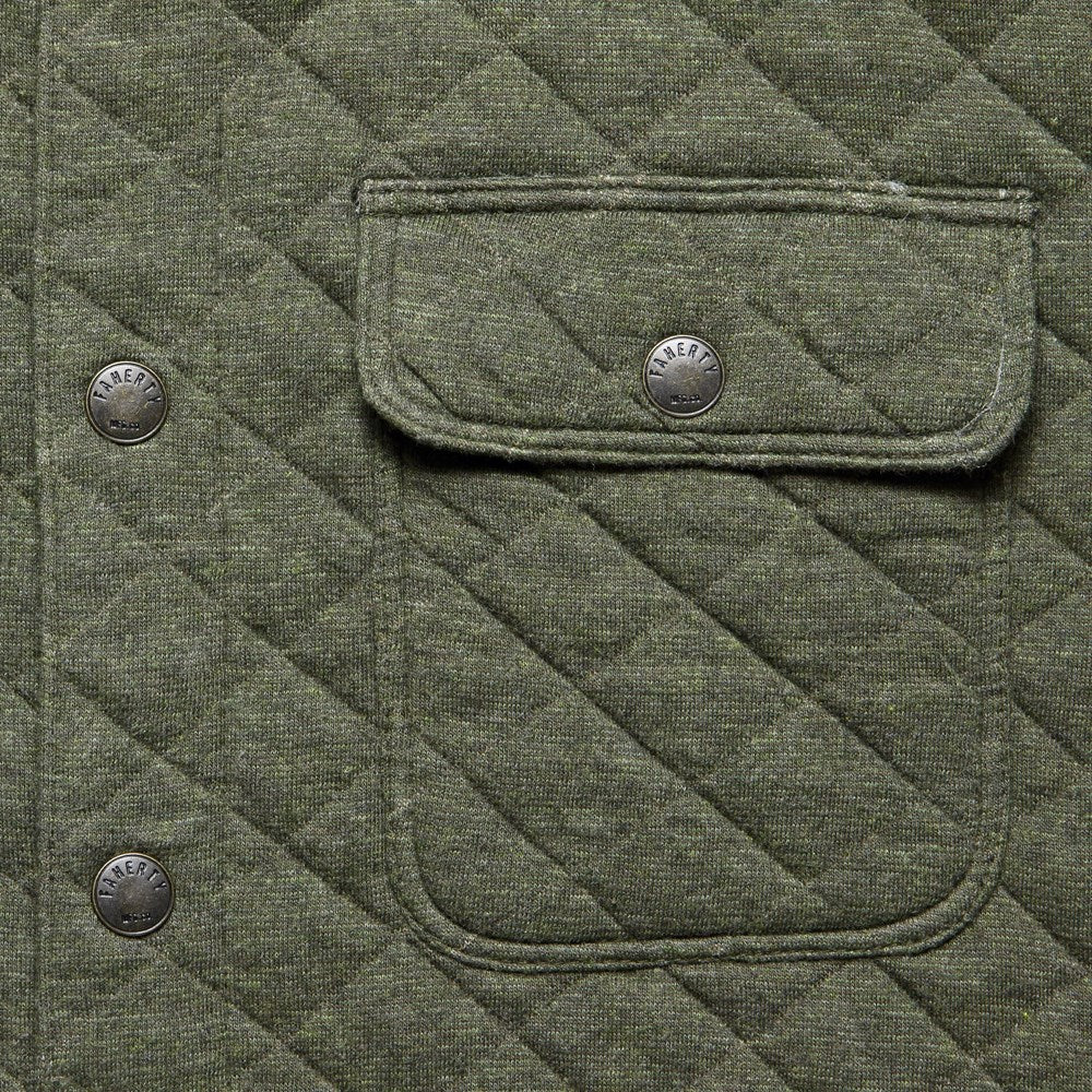 Epic Quilted Fleece CPO - Olive Melange - Image 3